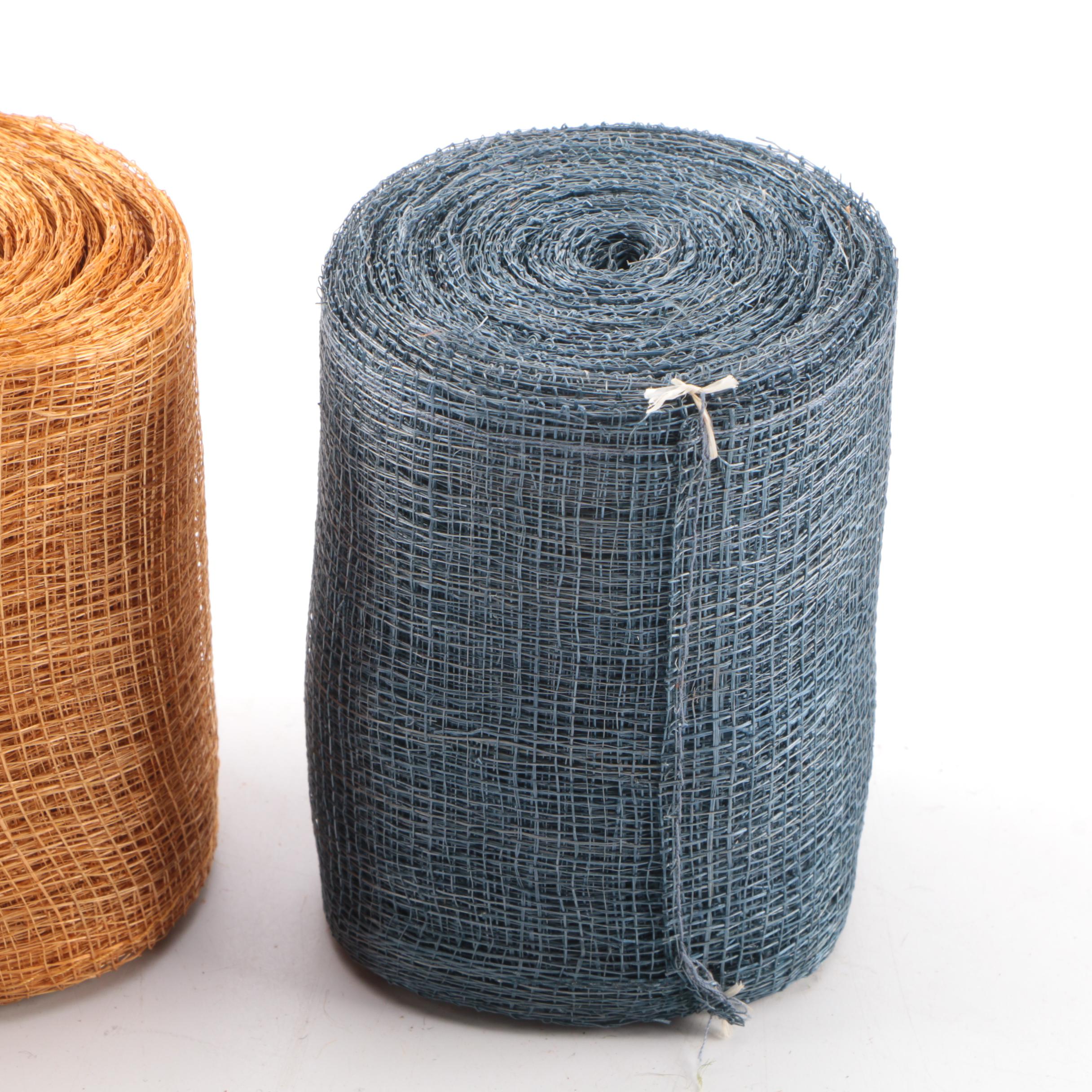 Jute Trims and Vintage Thread Spools