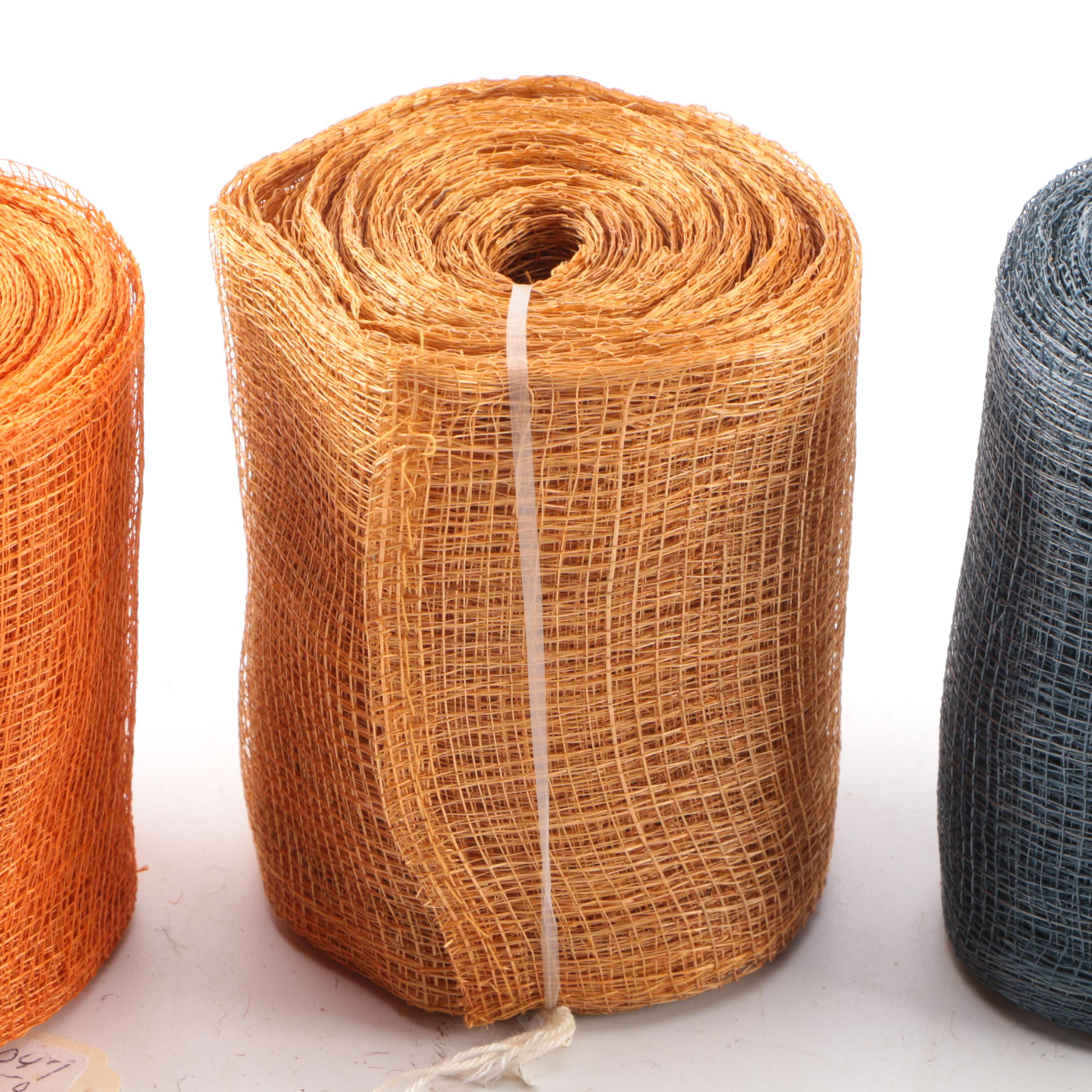 Jute Trims and Vintage Thread Spools