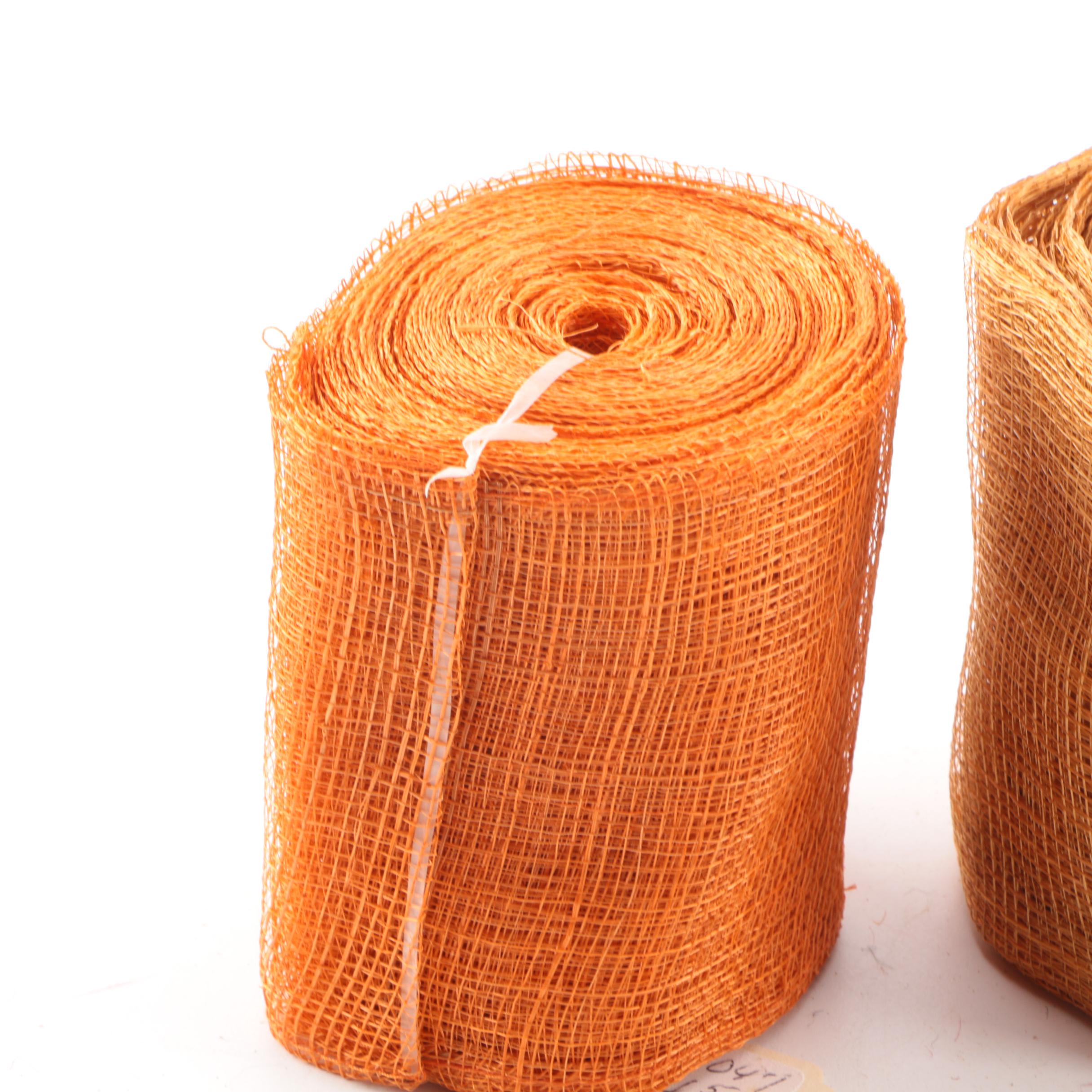 Jute Trims and Vintage Thread Spools