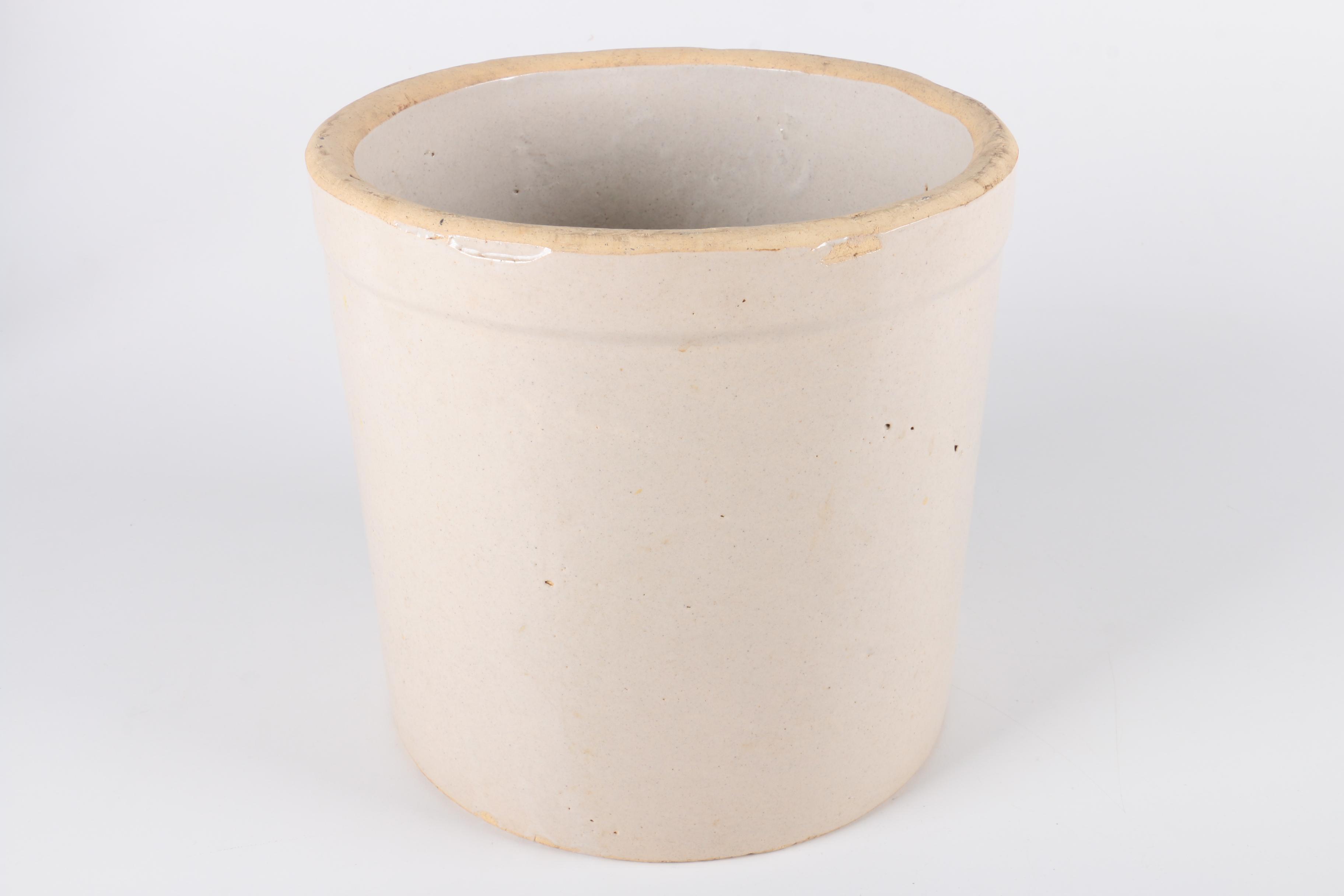 Pittsburg Pottery Two Gallon Stoneware Crock and Pitcher