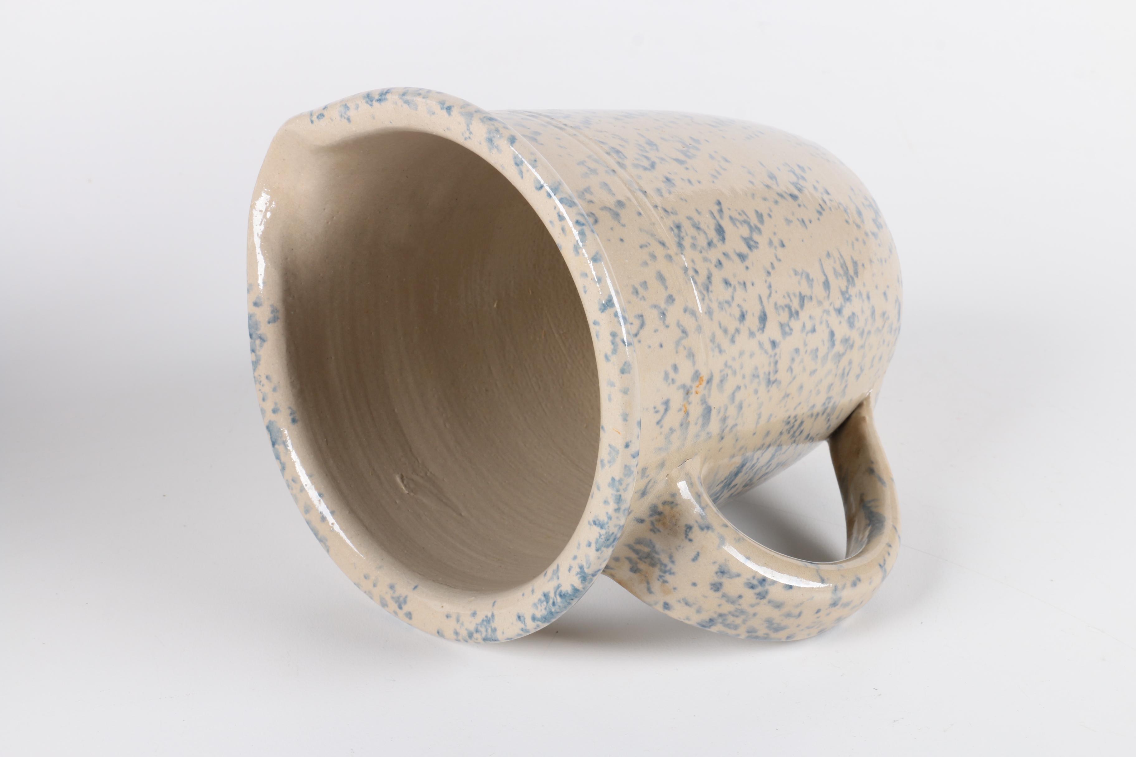 Pittsburg Pottery Two Gallon Stoneware Crock and Pitcher