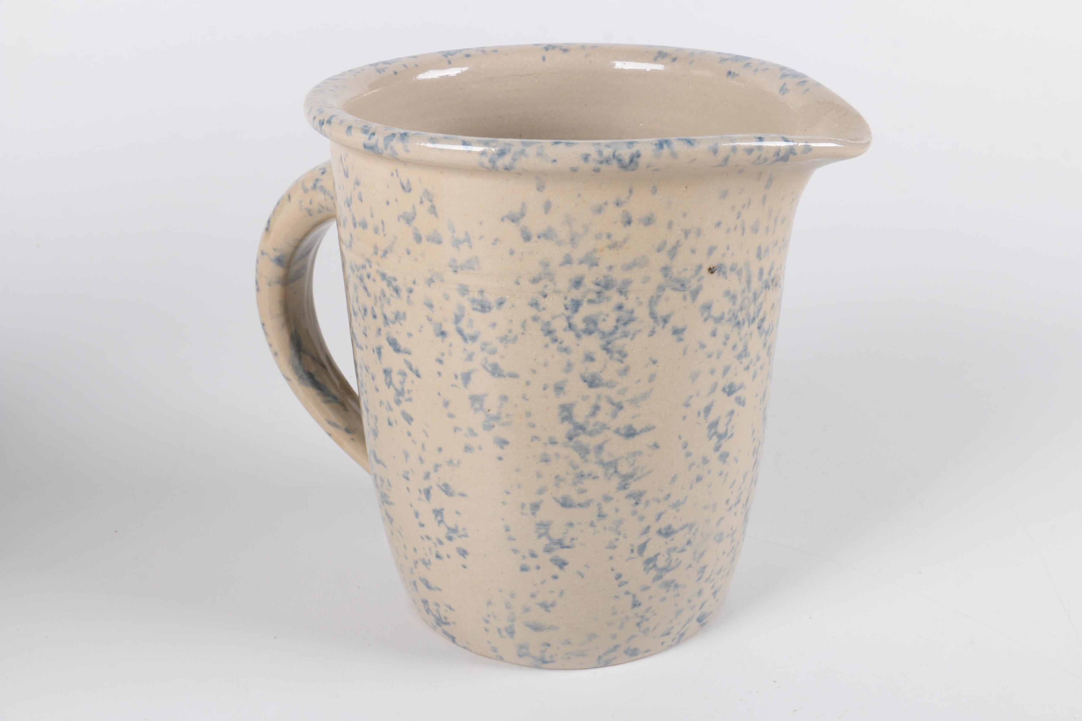 Pittsburg Pottery Two Gallon Stoneware Crock and Pitcher