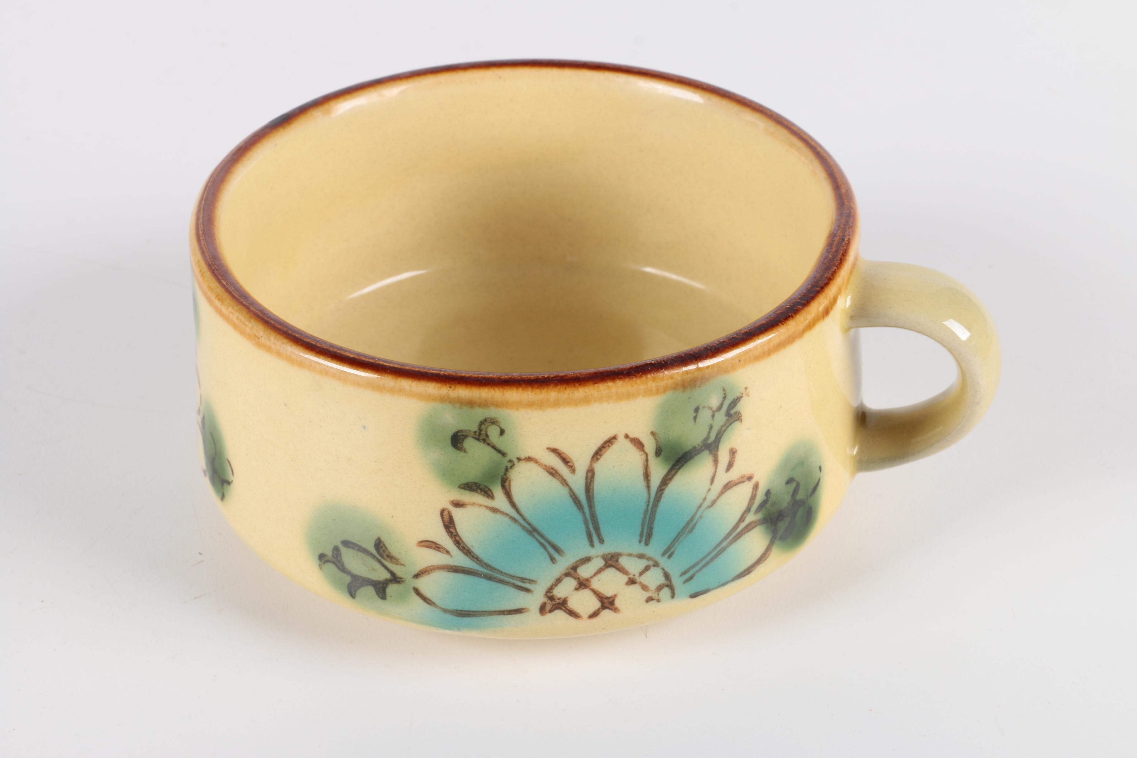 Floral Themed Ceramic Mugs