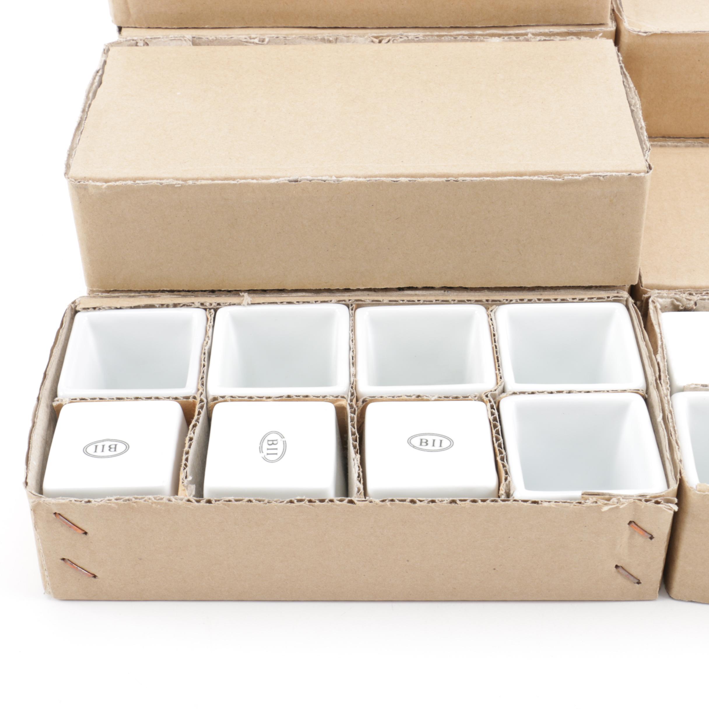Ninety-Six Ceramic Square Ramekins