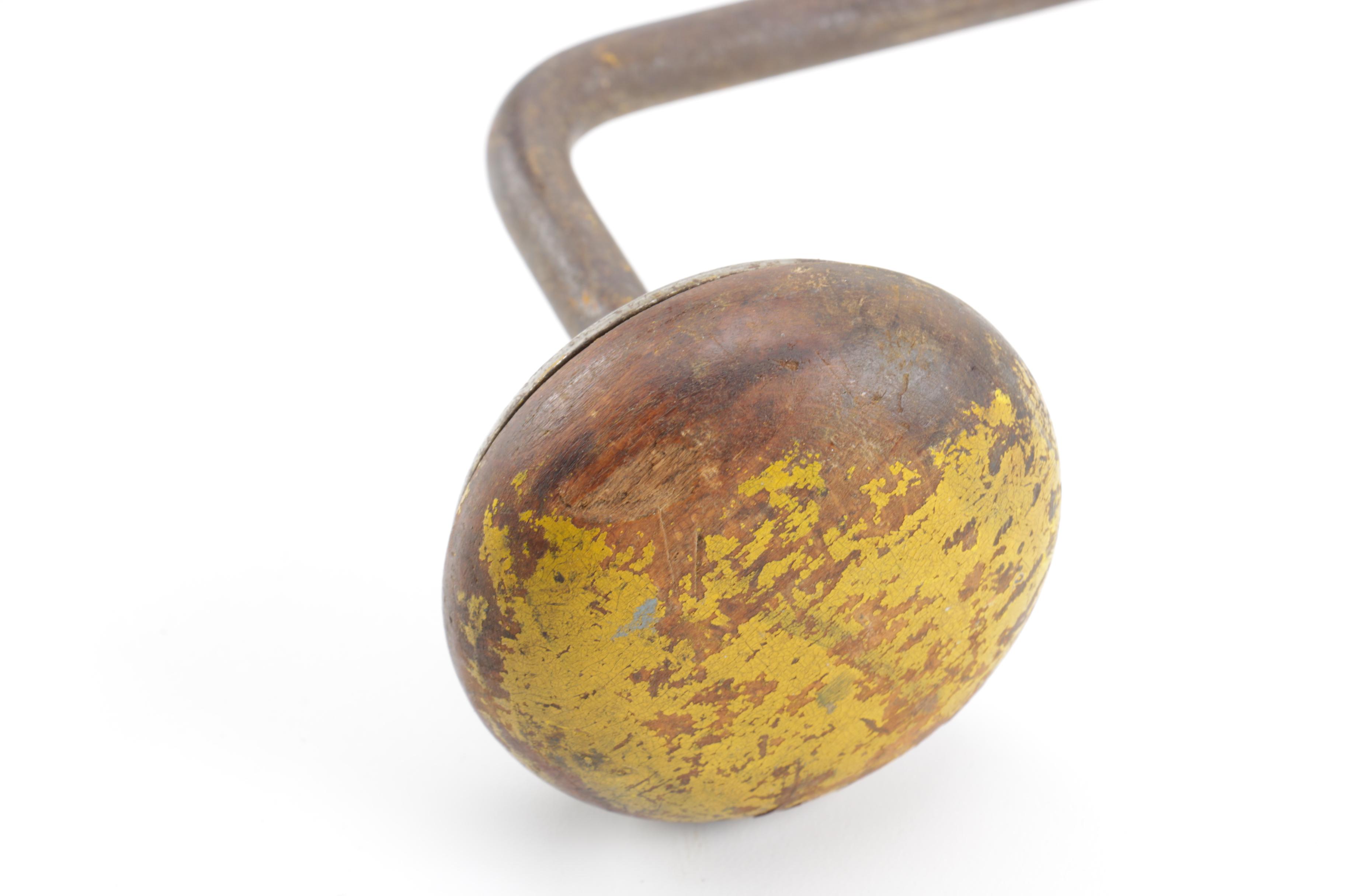 Two Hand Drill Handles and One Drill Bit