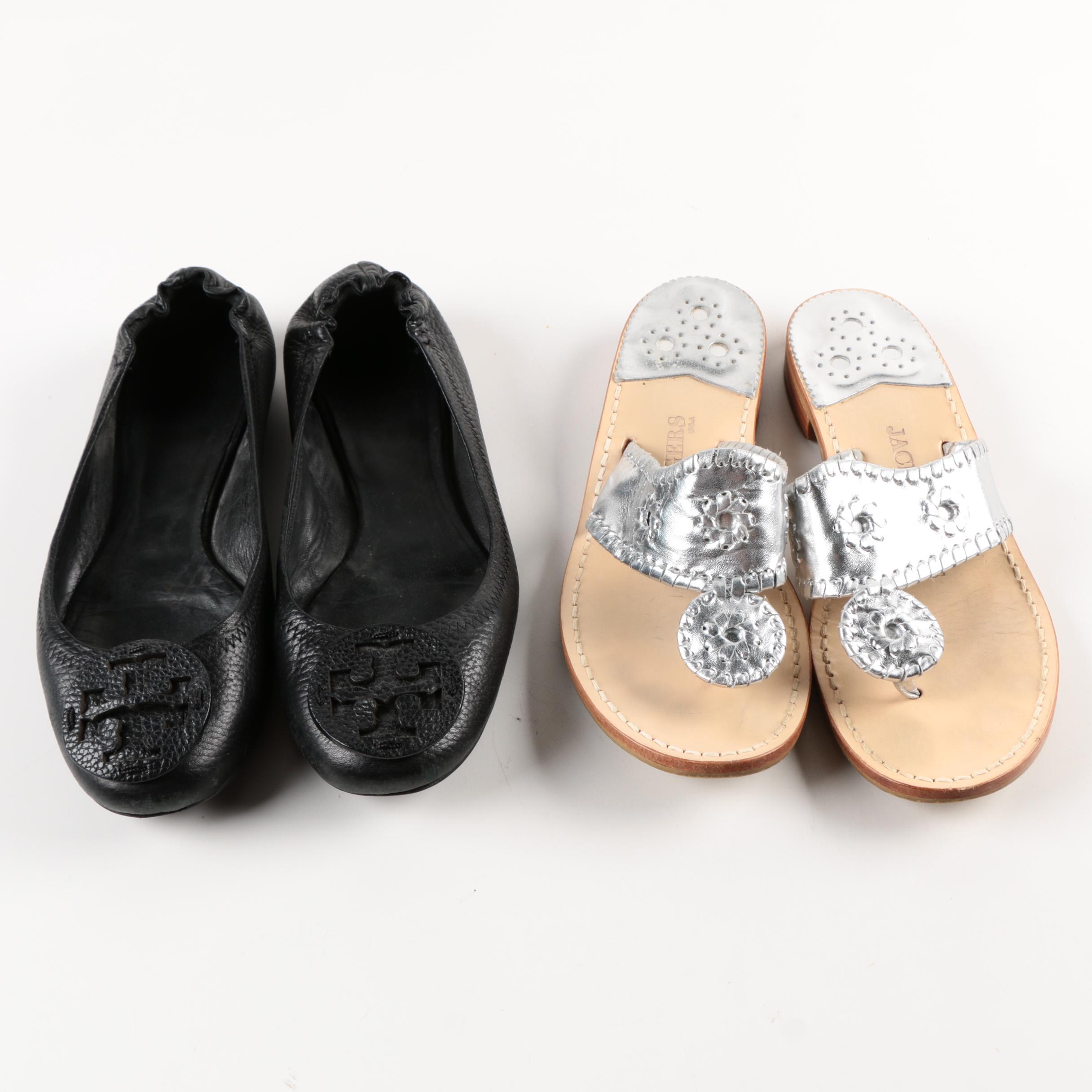 Tory Burch Flats and Jack Rodgers Sandals