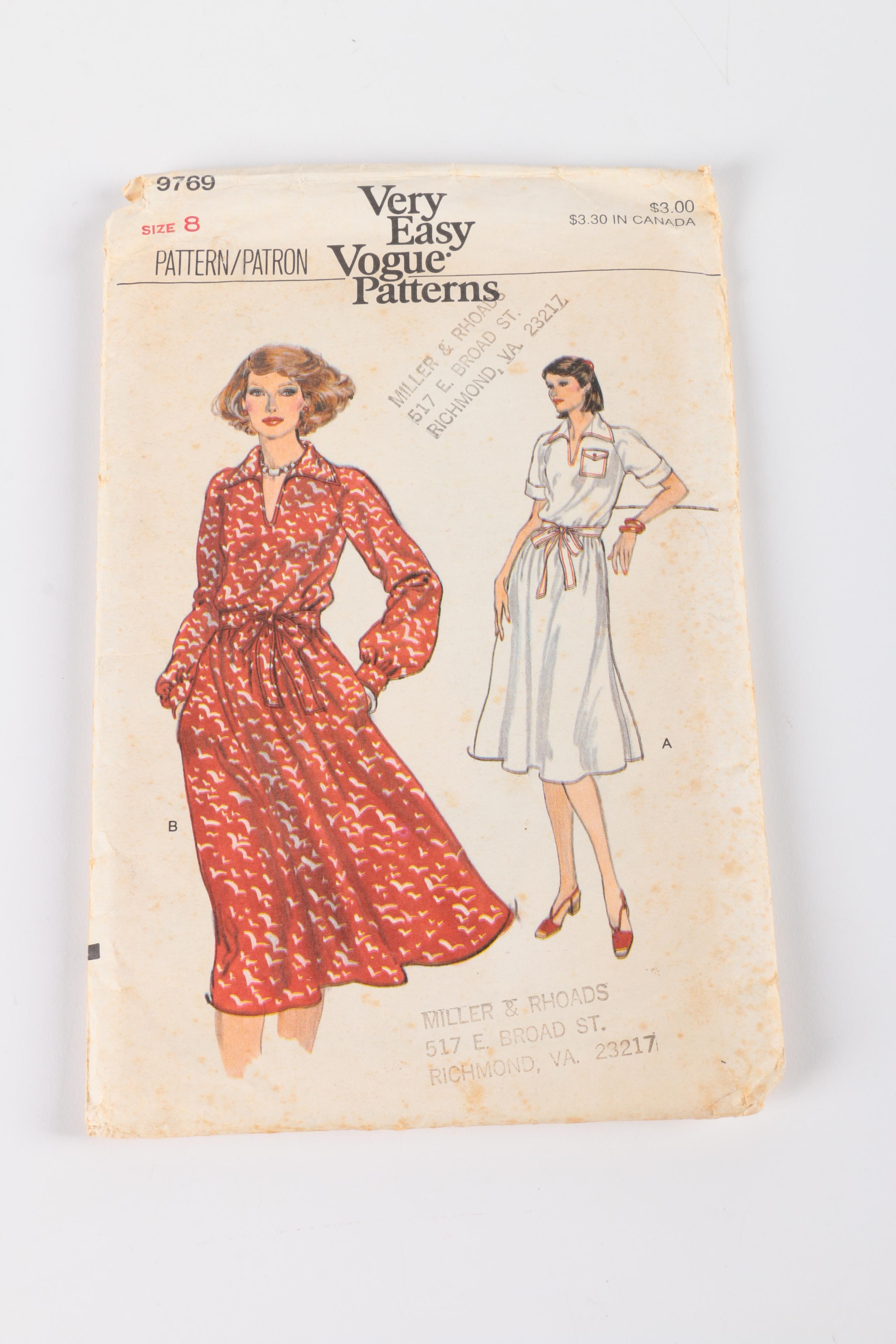 Vintage Sewing Pattern Assortment
