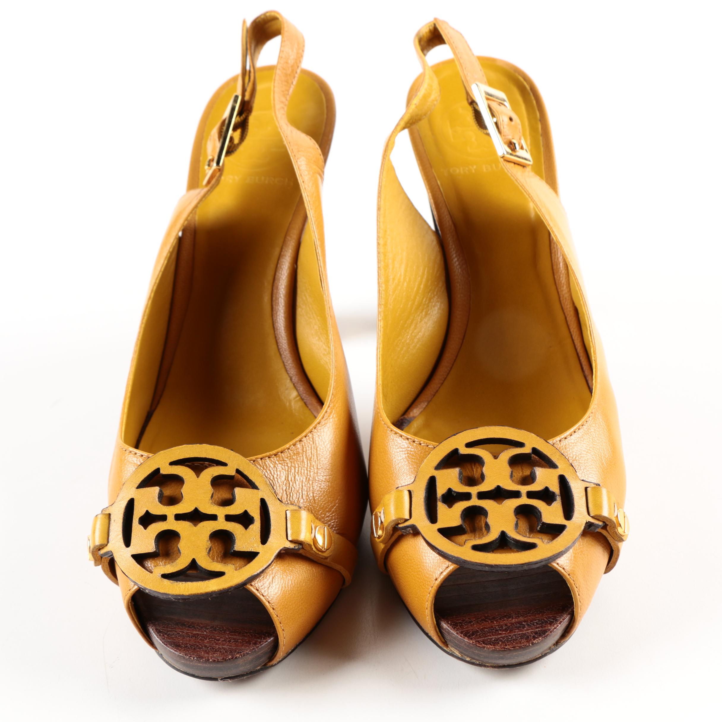Pair of Tory Burch Slingback Heels