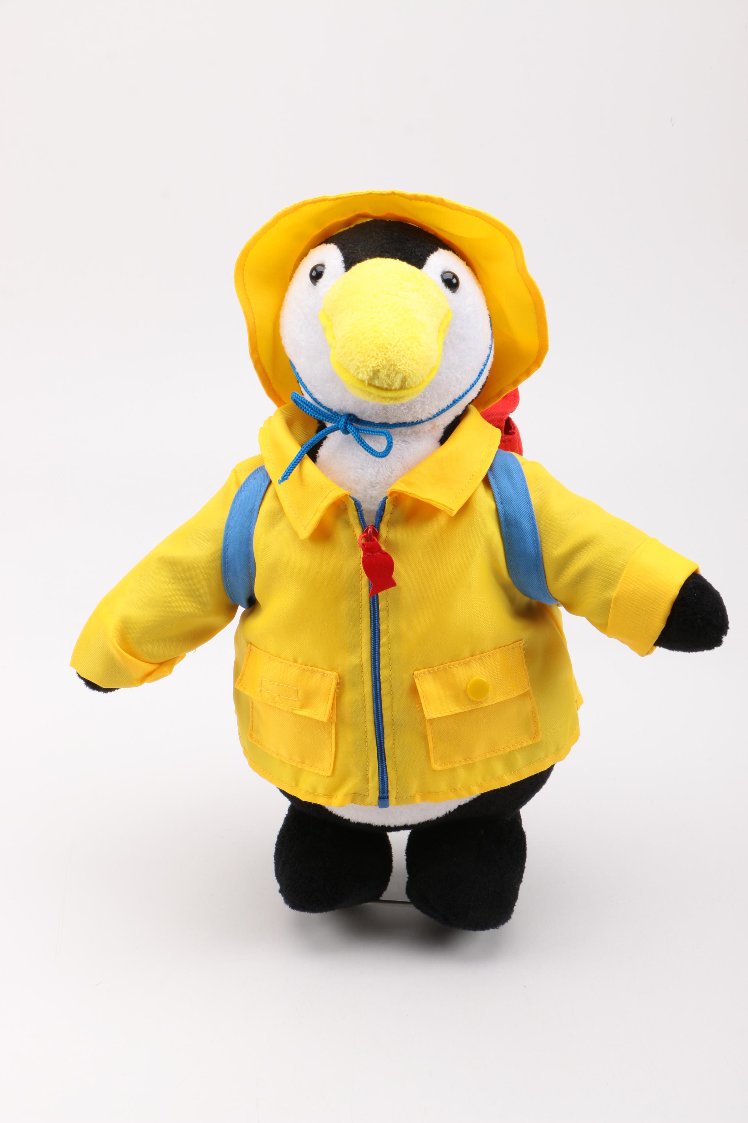 Ty Firefighter and Paz the Penguin Plush Toys