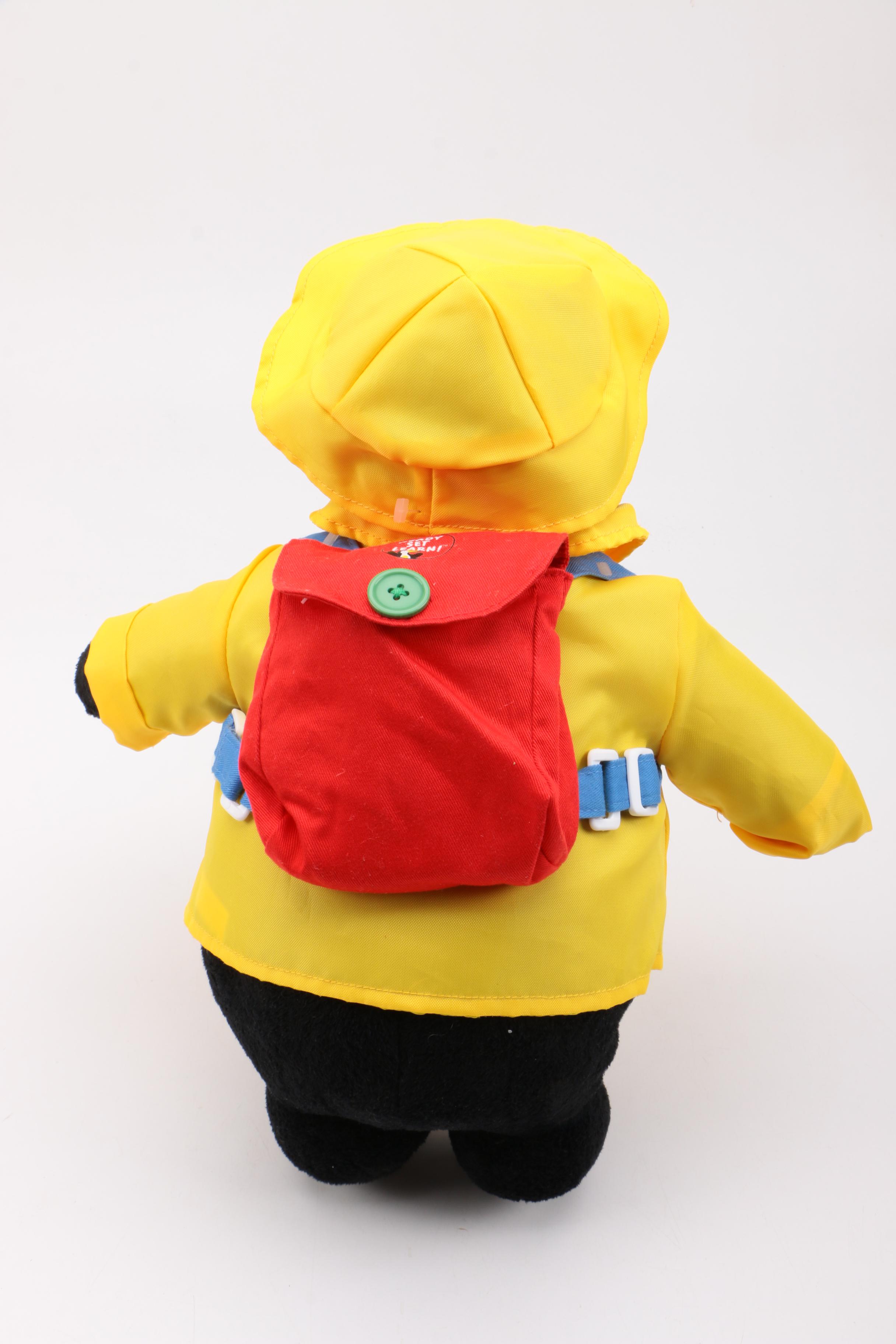 Ty Firefighter and Paz the Penguin Plush Toys