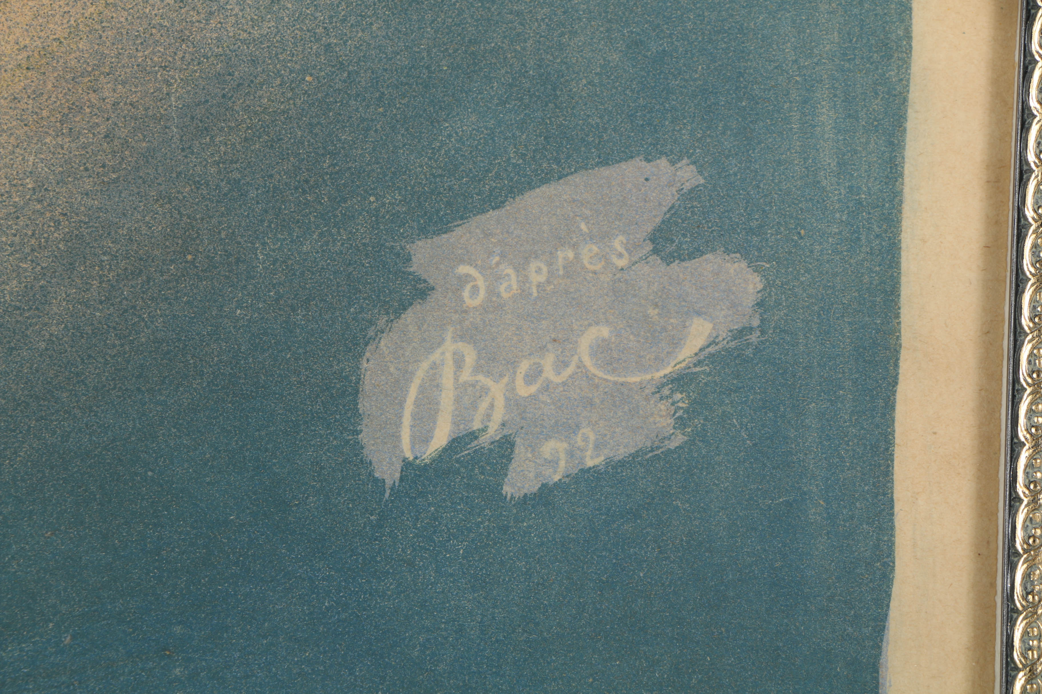 Lithograph on Paper "La Loïe Fuller / Aux Folies Bergère" After Ferdinand Bach