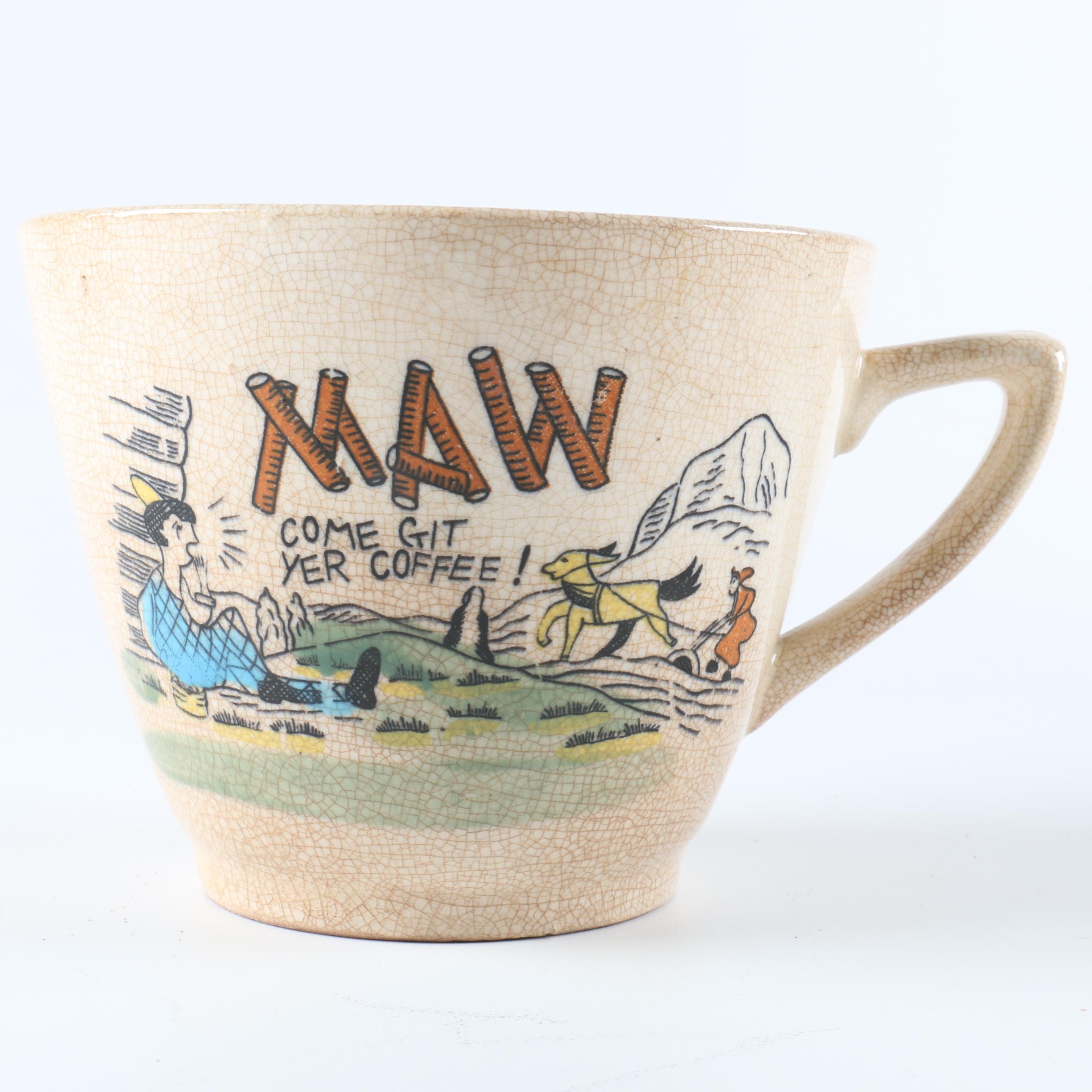 Vintage "Maw" Coffee Cup
