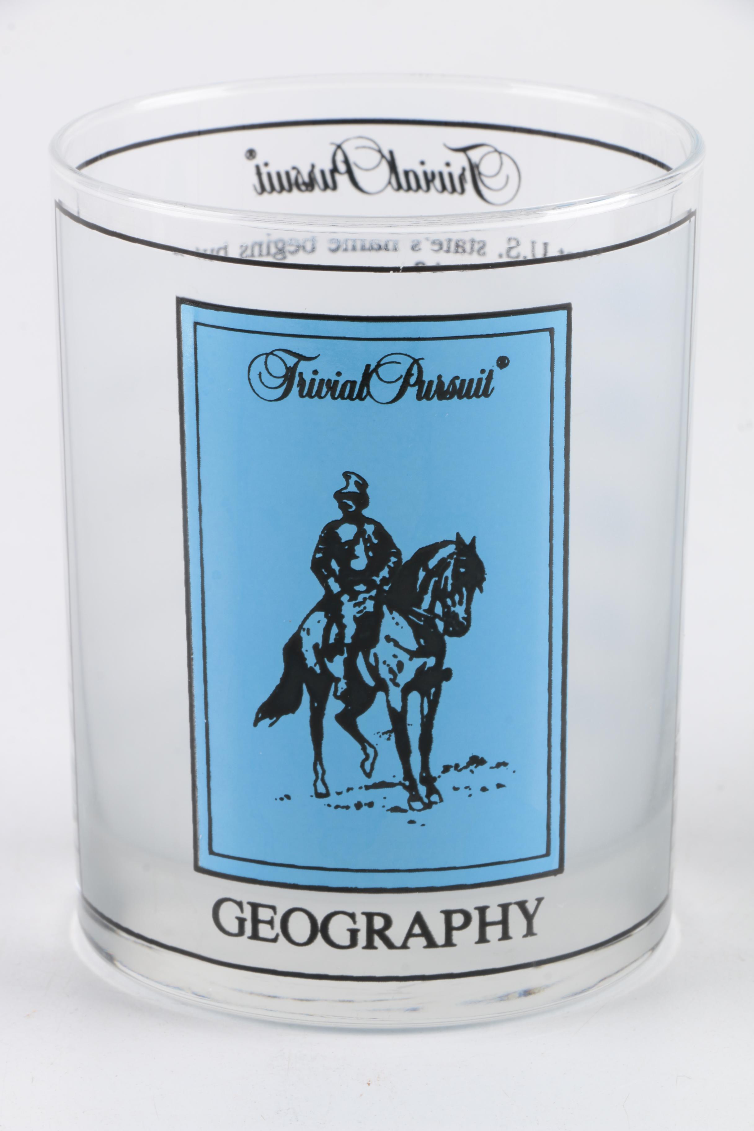 Culver Trivial Pursuit Rocks Glasses