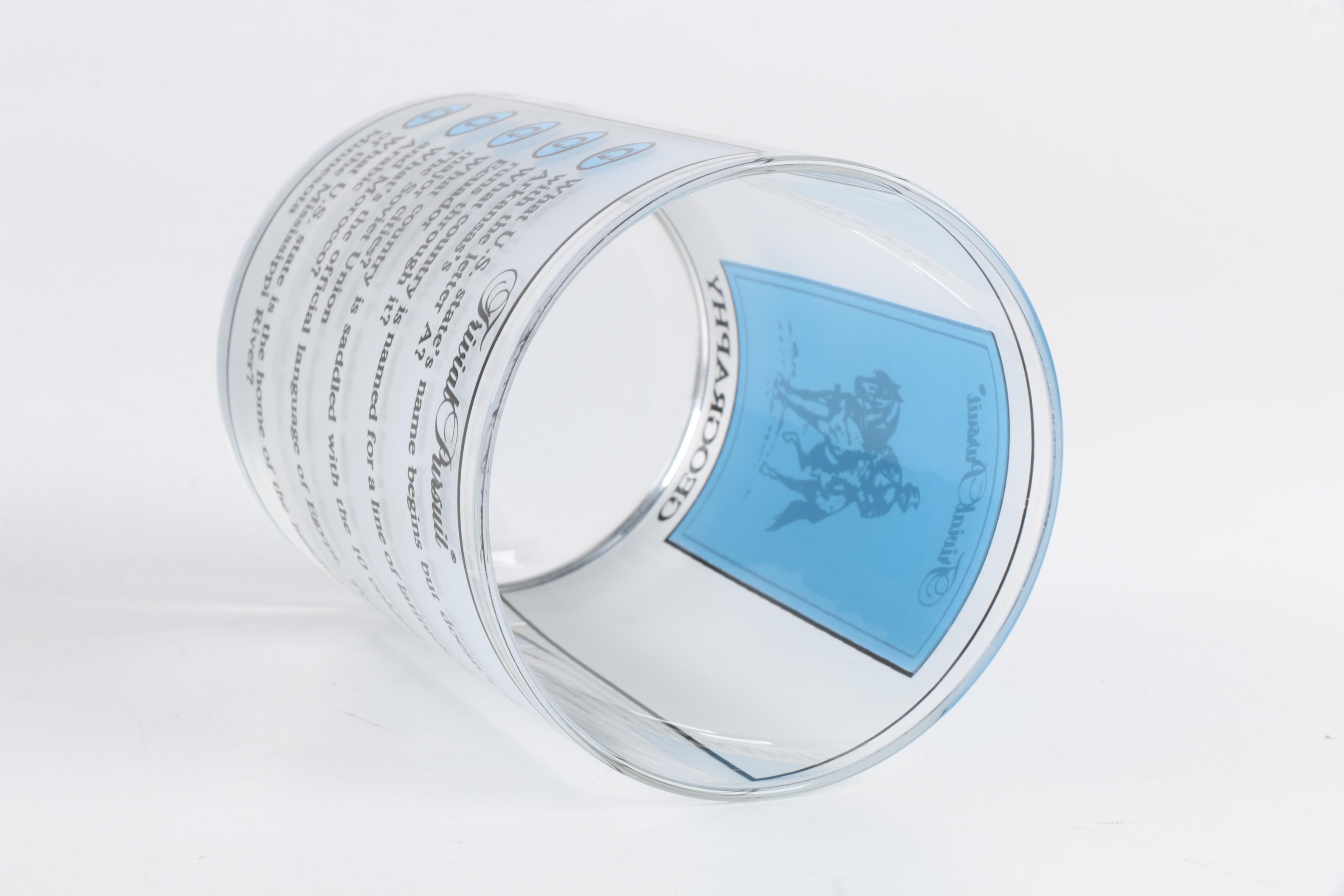 Culver Trivial Pursuit Rocks Glasses