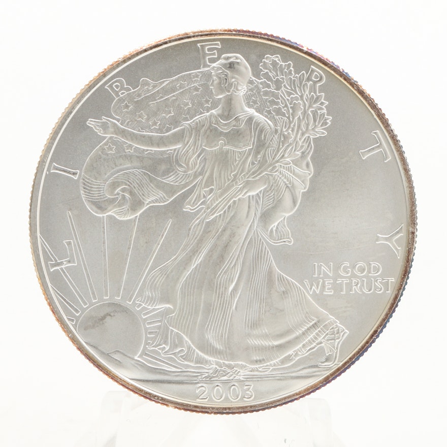 2003 Silver Eagle Dollar