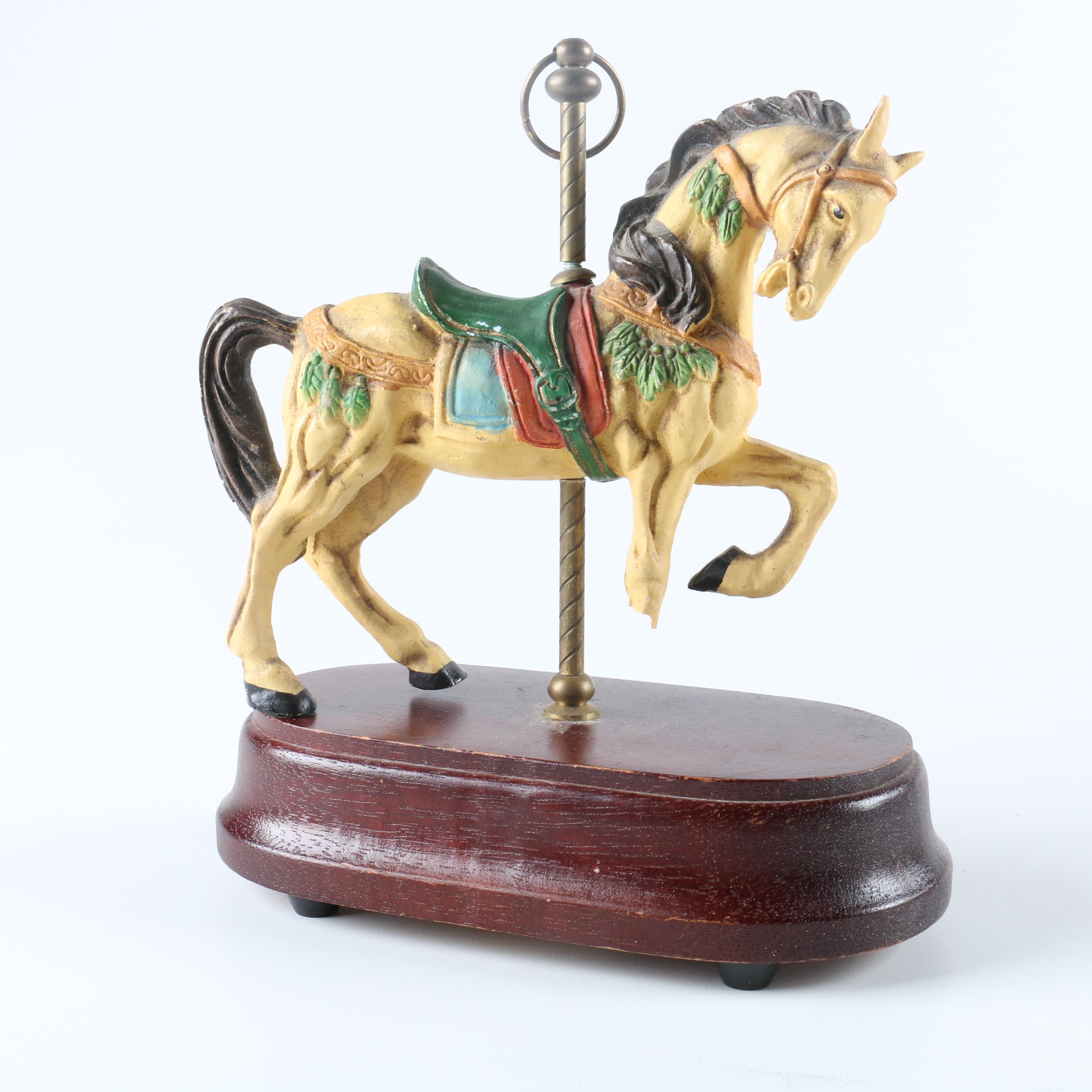 Carousel Horse Music Box