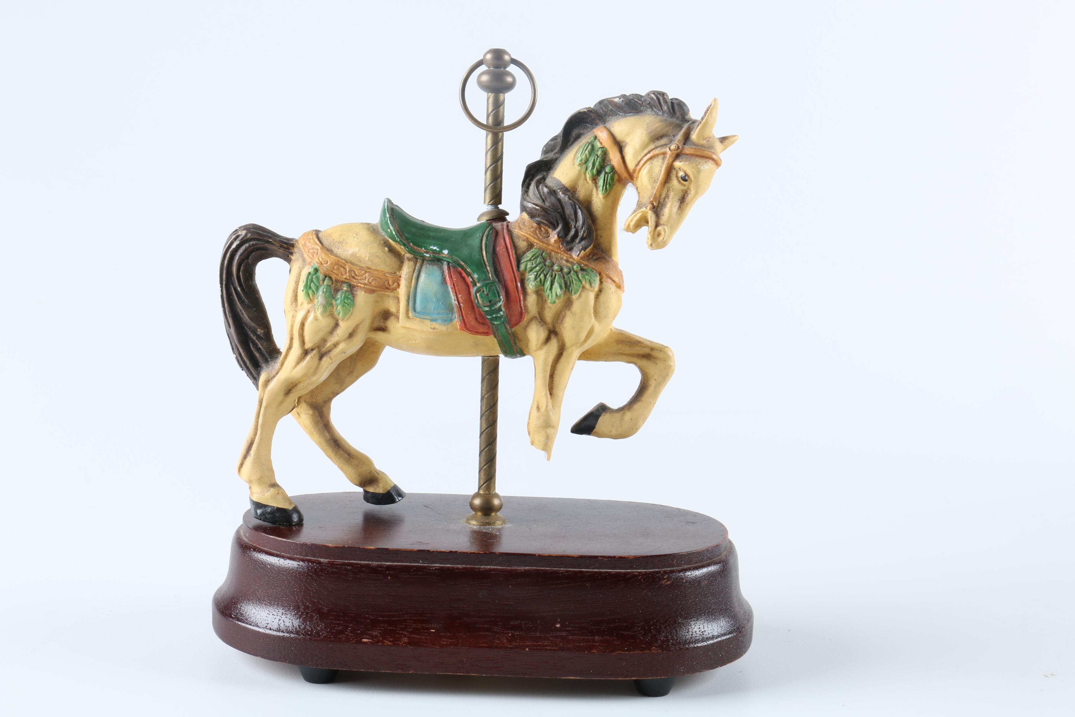 Carousel Horse Music Box