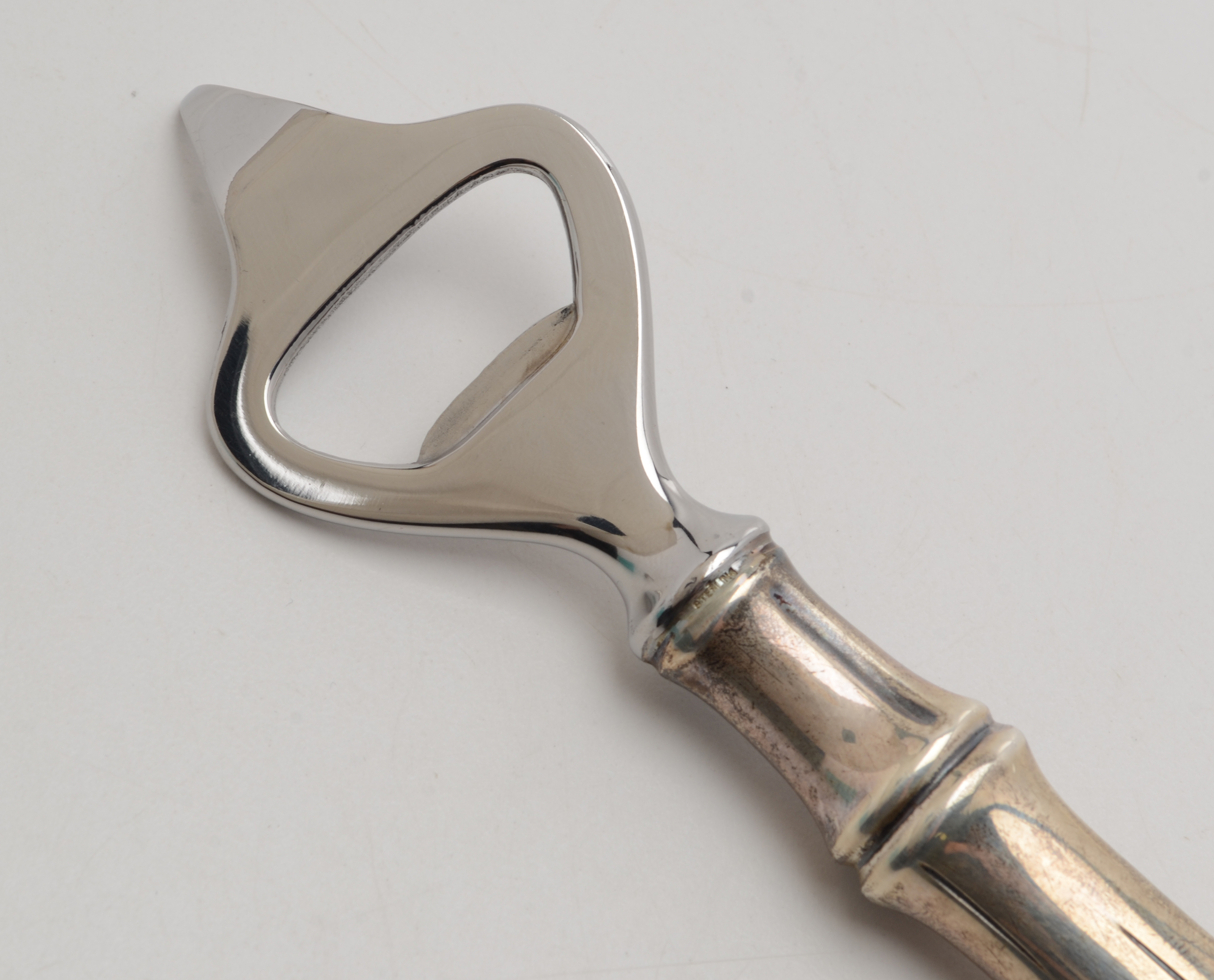 Tiffany & Co. "Bamboo" Bottle Opener and Jigger