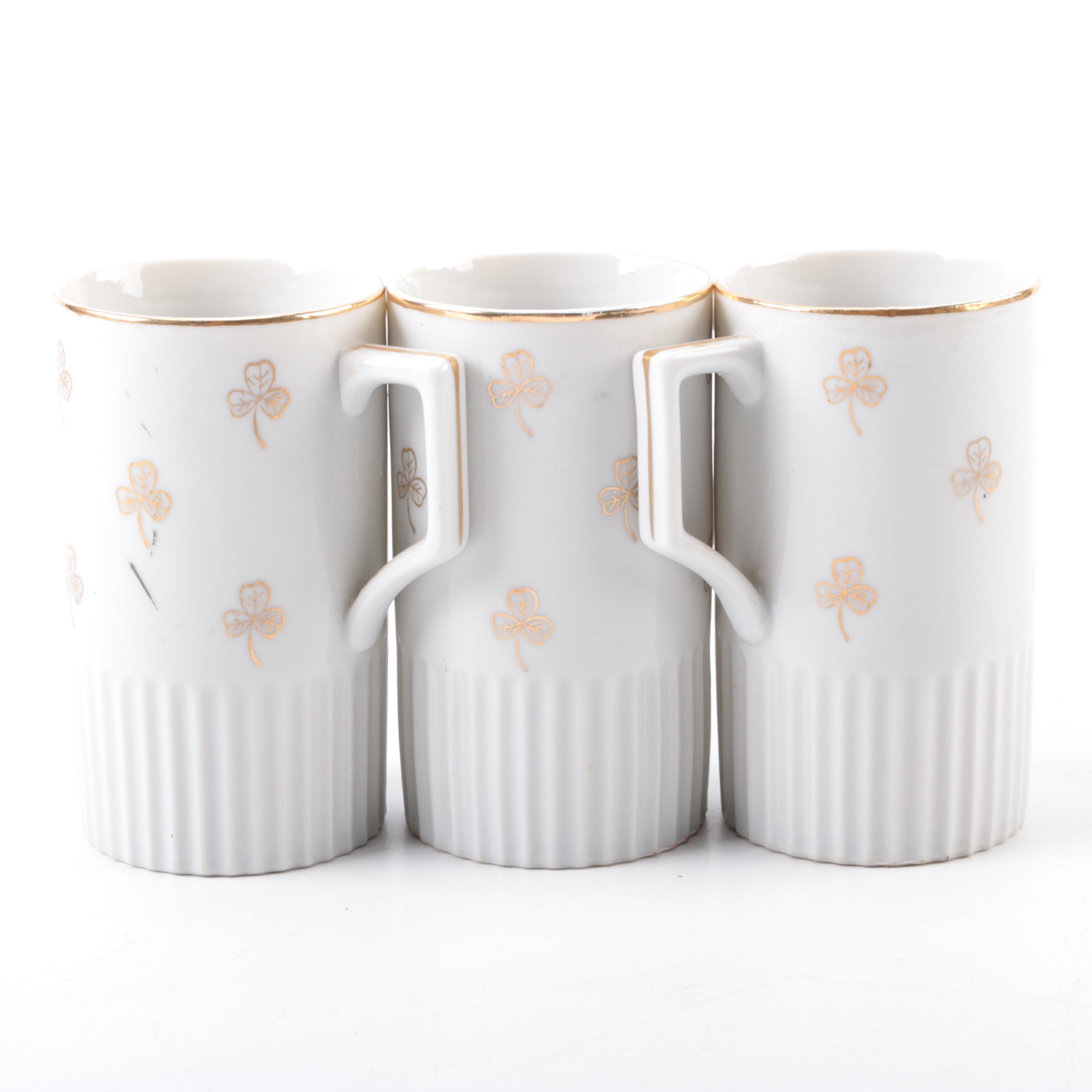 Vintage Clover Mugs