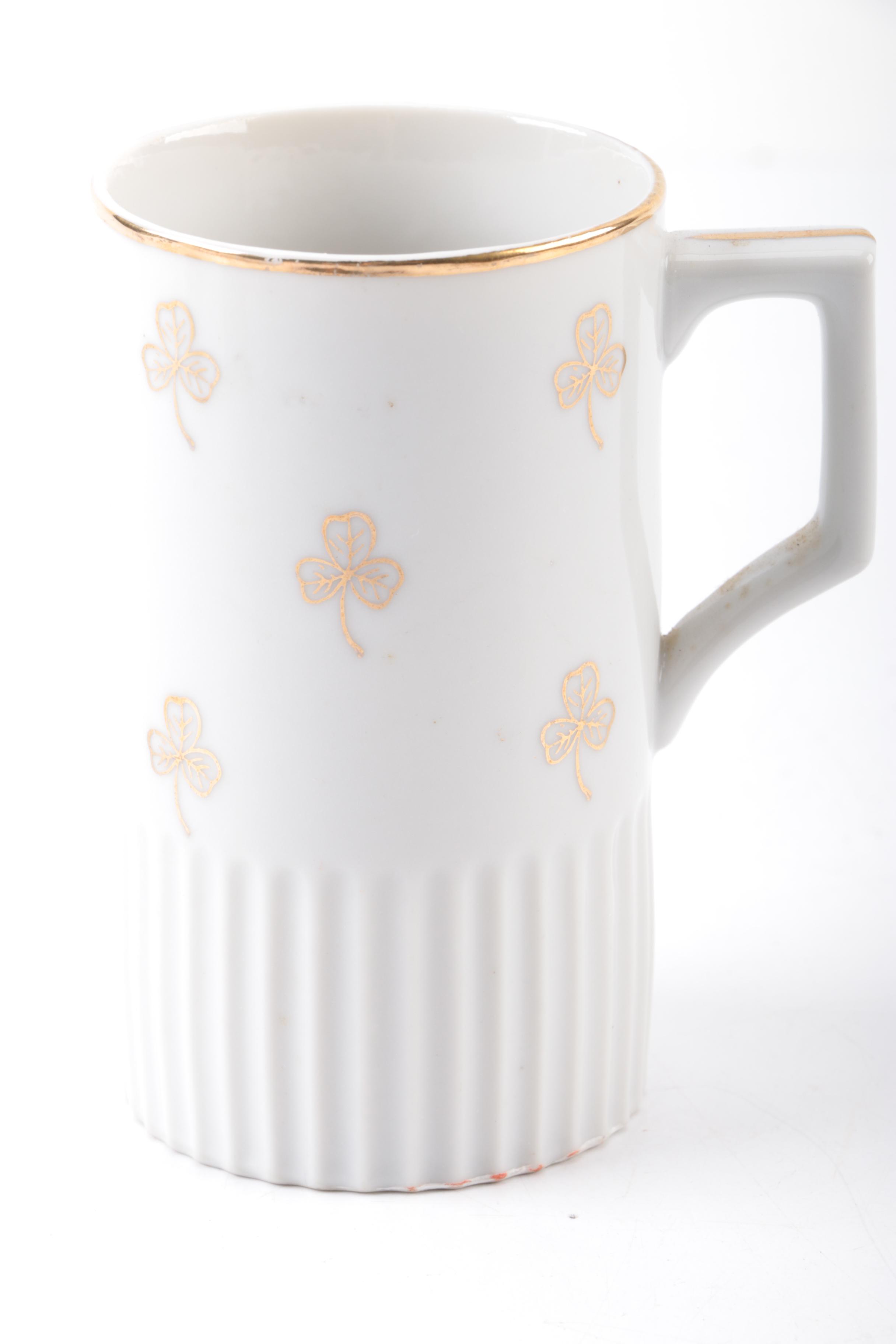 Vintage Clover Mugs