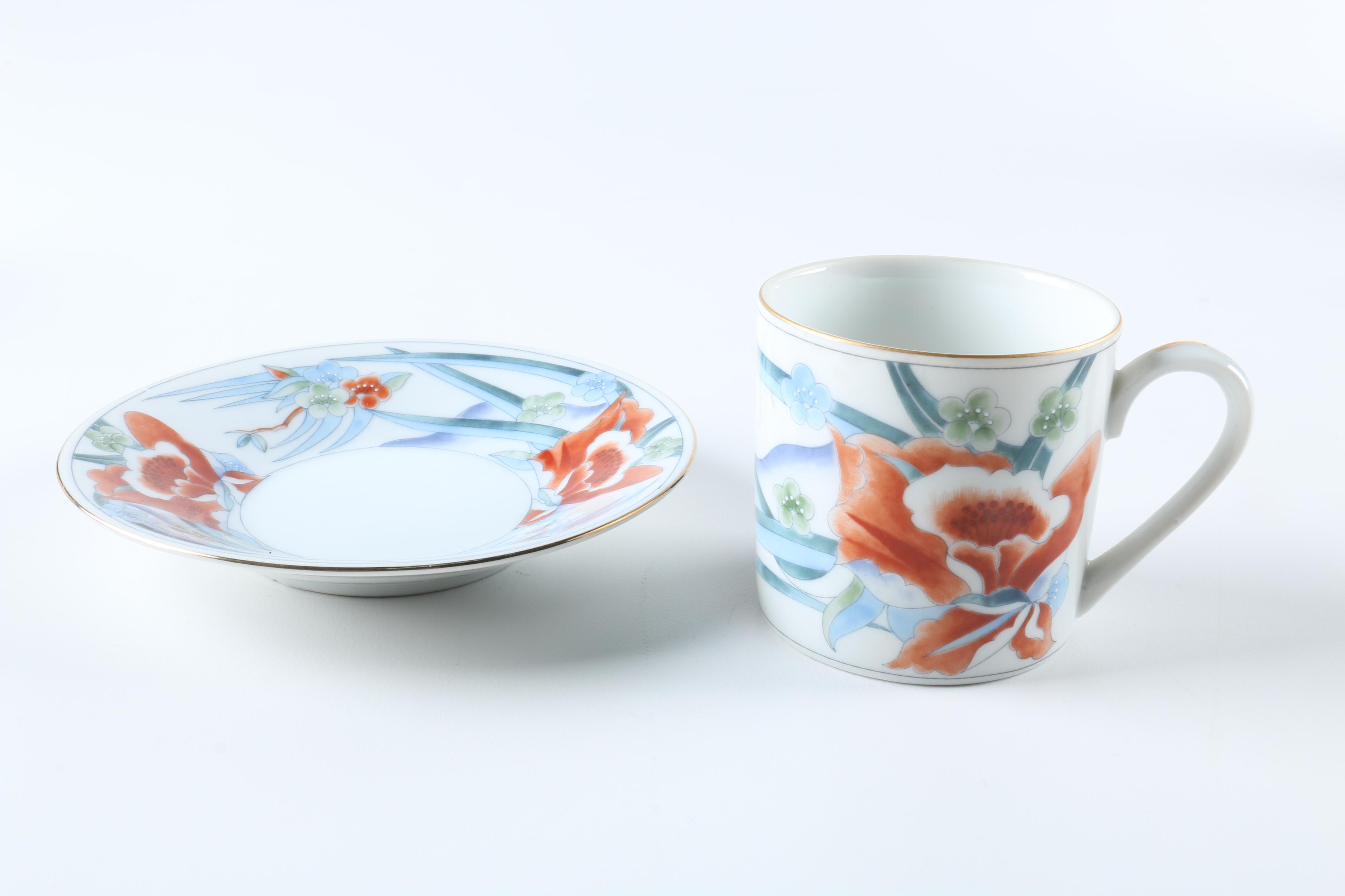 Assortment of Teacups and Saucers