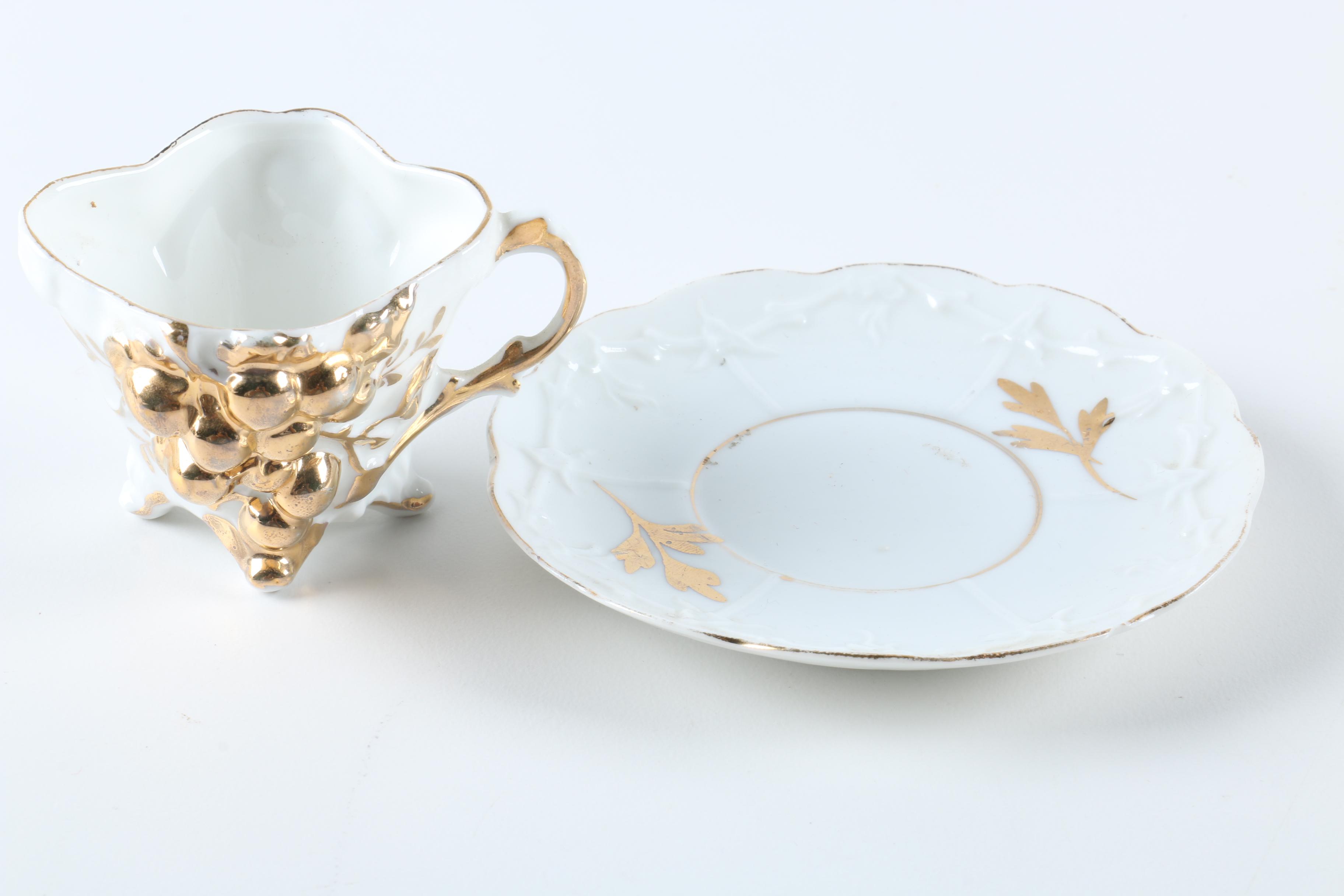 Assortment of Teacups and Saucers