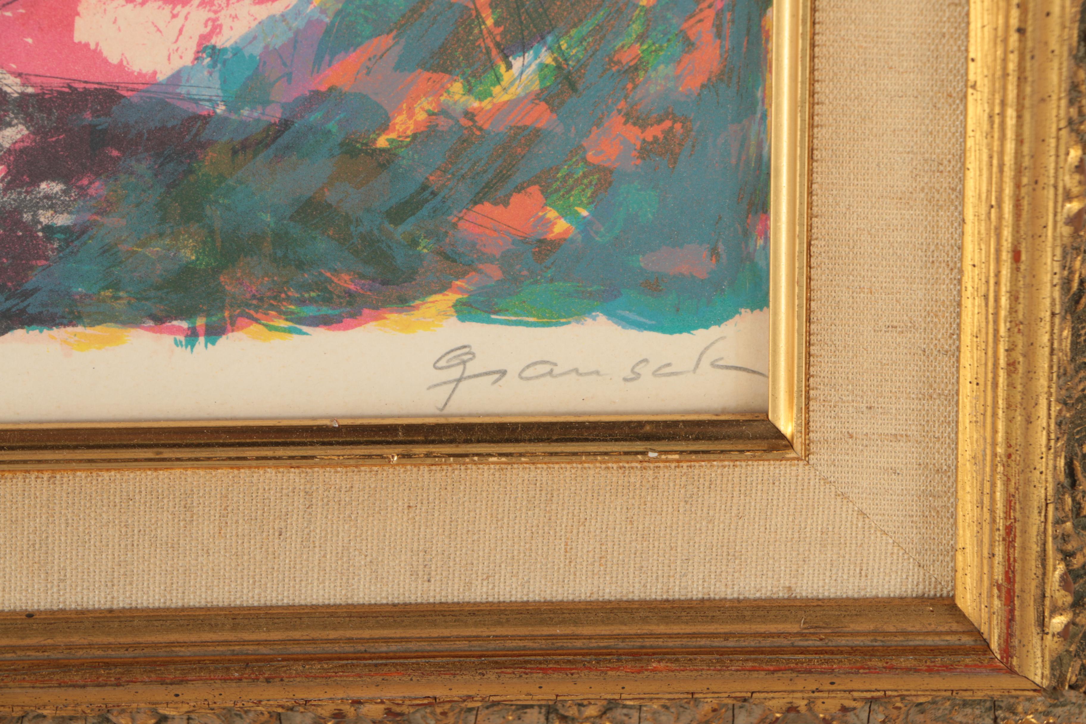 Emile Grausala Limited Edition Lithograph "The Young Girls and the Bird"