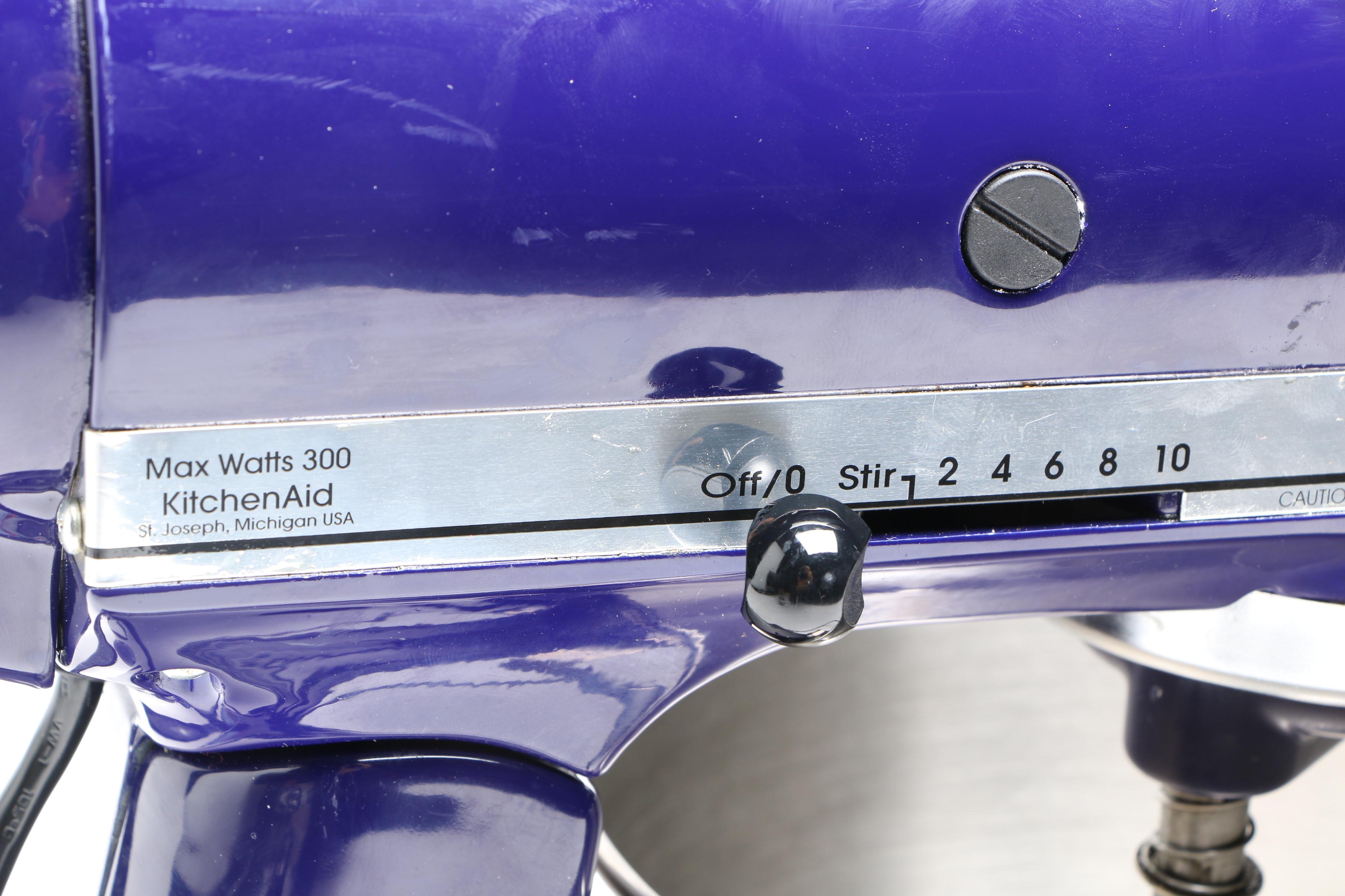 KitchenAid Cobalt Blue Stand Mixer and Accessories