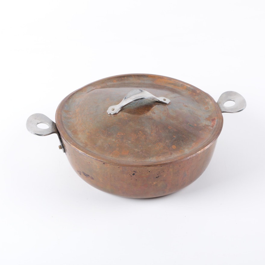 Danish Copper Cooking Pot by Cohr