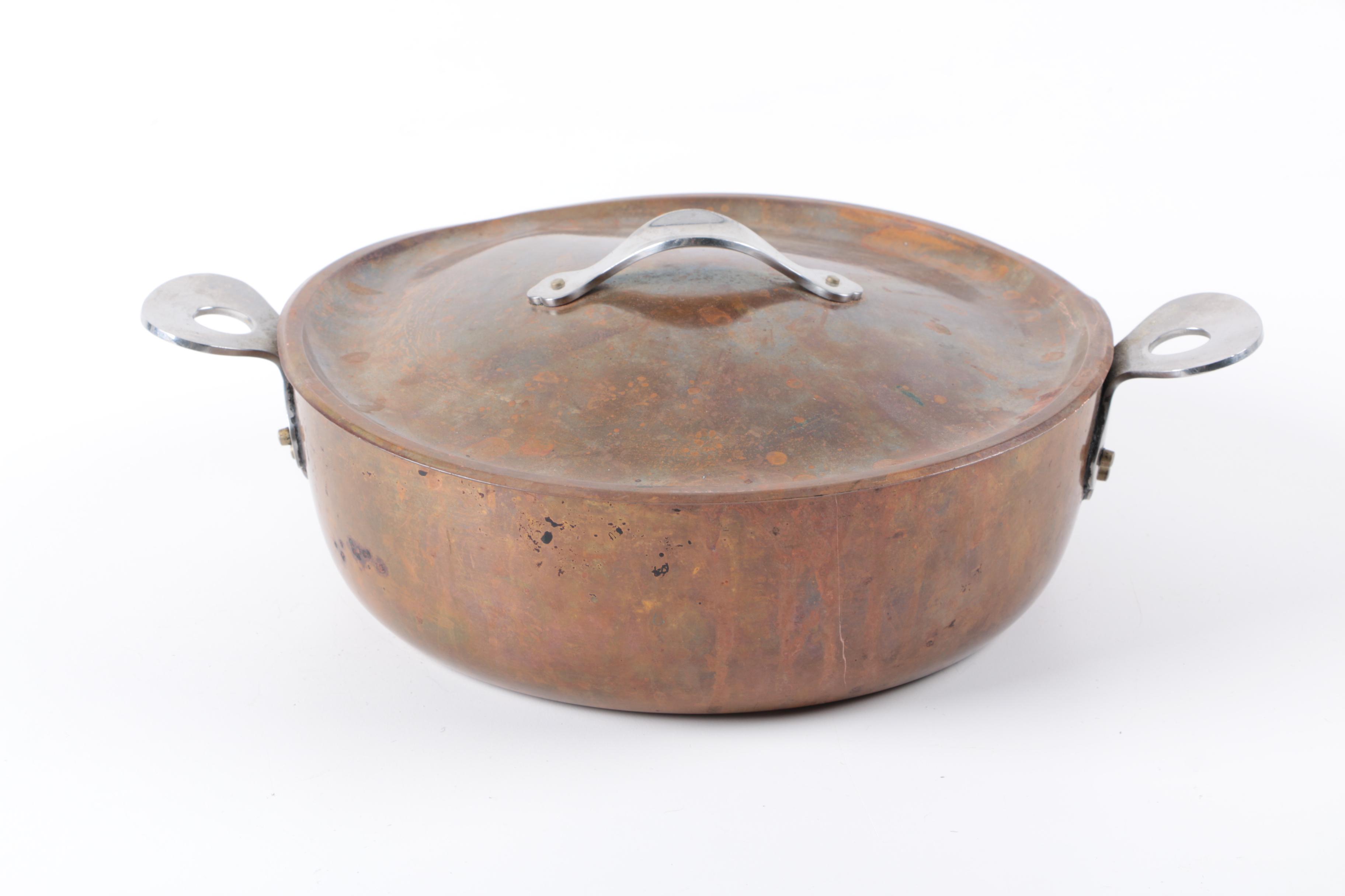 Danish Copper Cooking Pot by Cohr