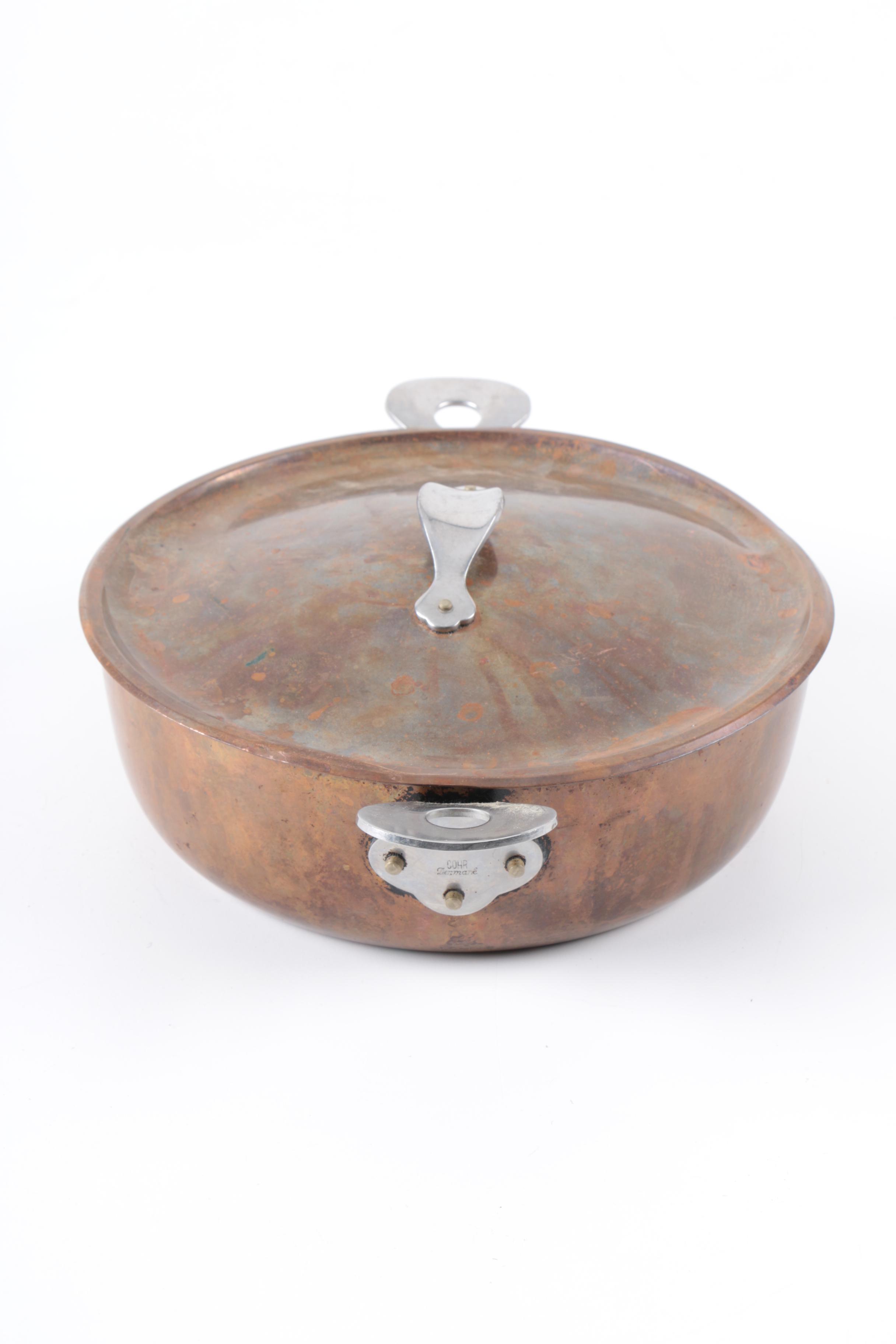 Danish Copper Cooking Pot by Cohr