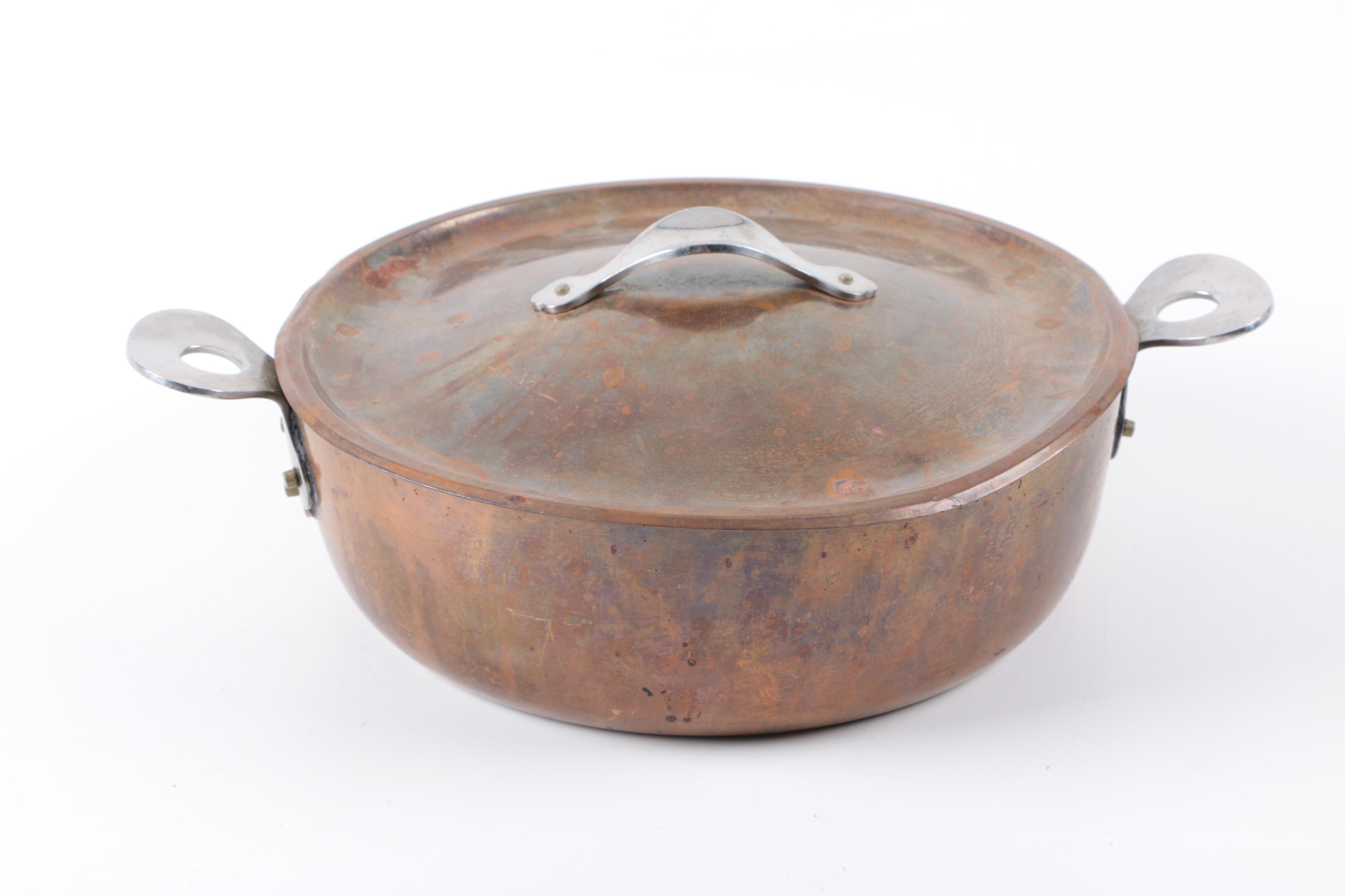 Danish Copper Cooking Pot by Cohr