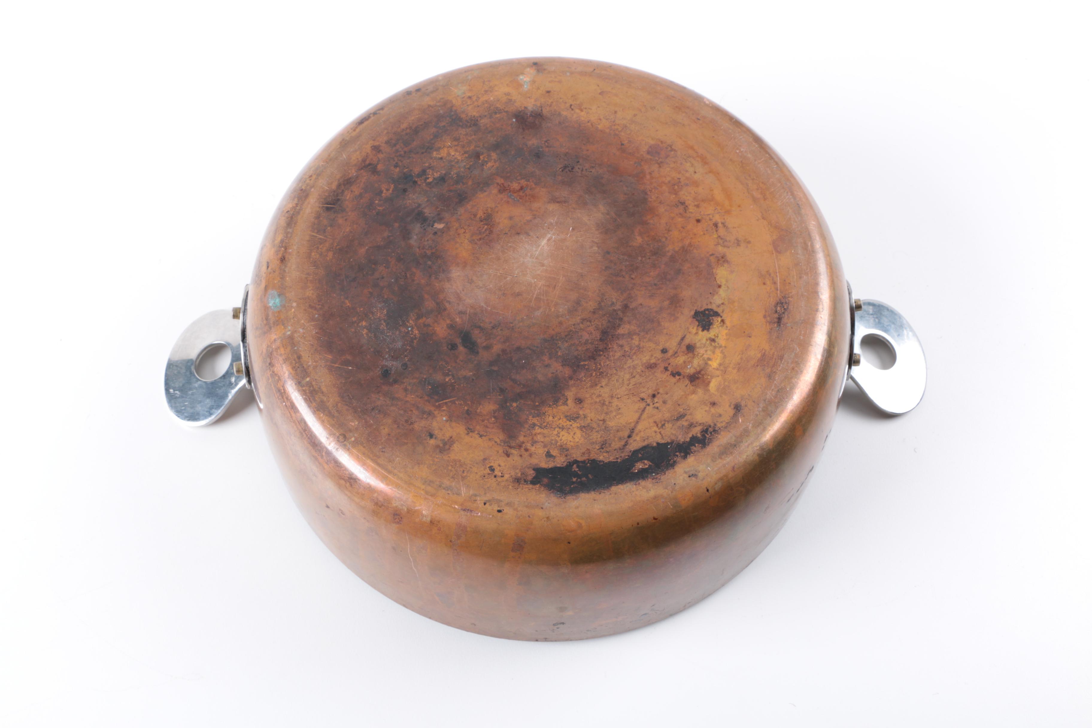 Danish Copper Cooking Pot by Cohr