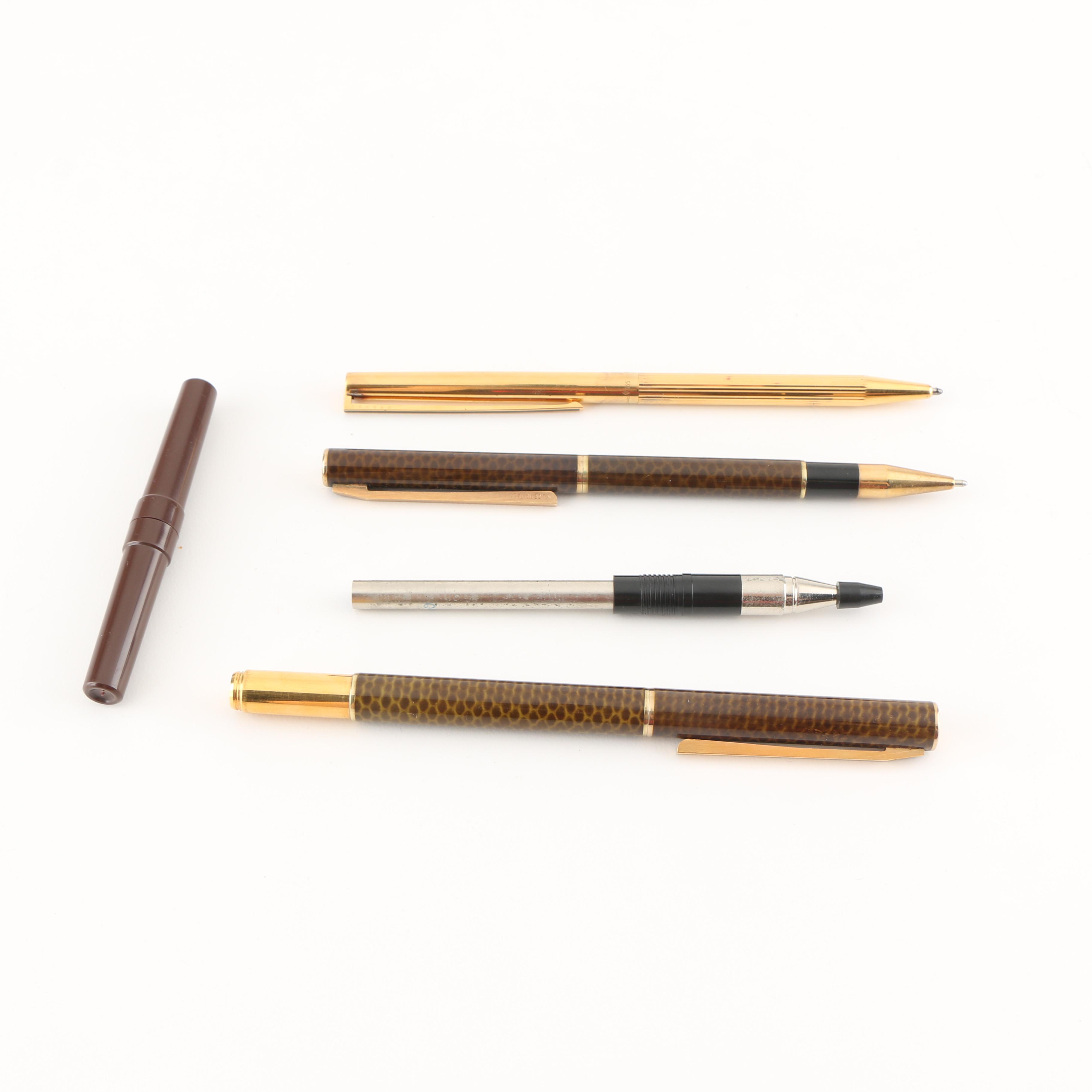 Omas and S.T. Dupont Ball Point and Fountain Pens