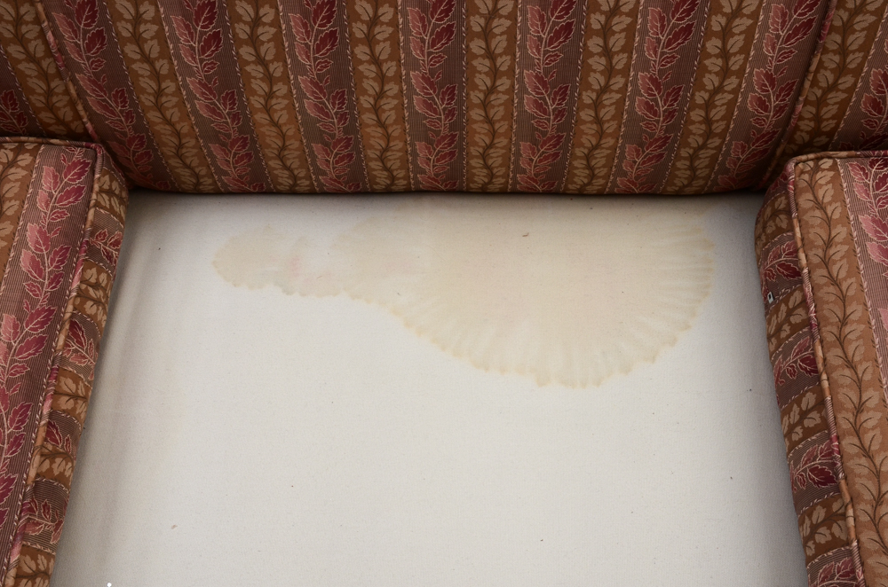 Vintage Duncan Phyfe Style Upholstered Sofa