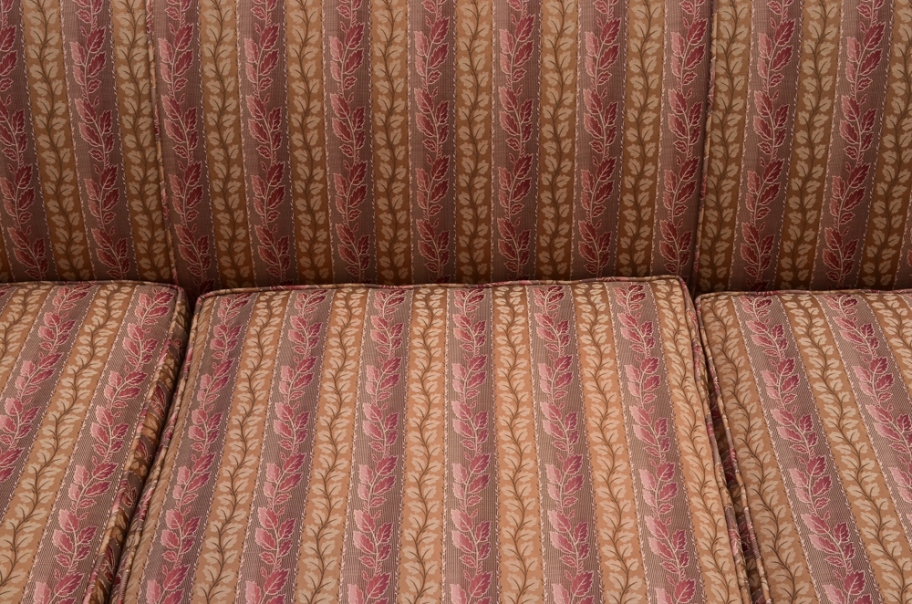 Vintage Duncan Phyfe Style Upholstered Sofa
