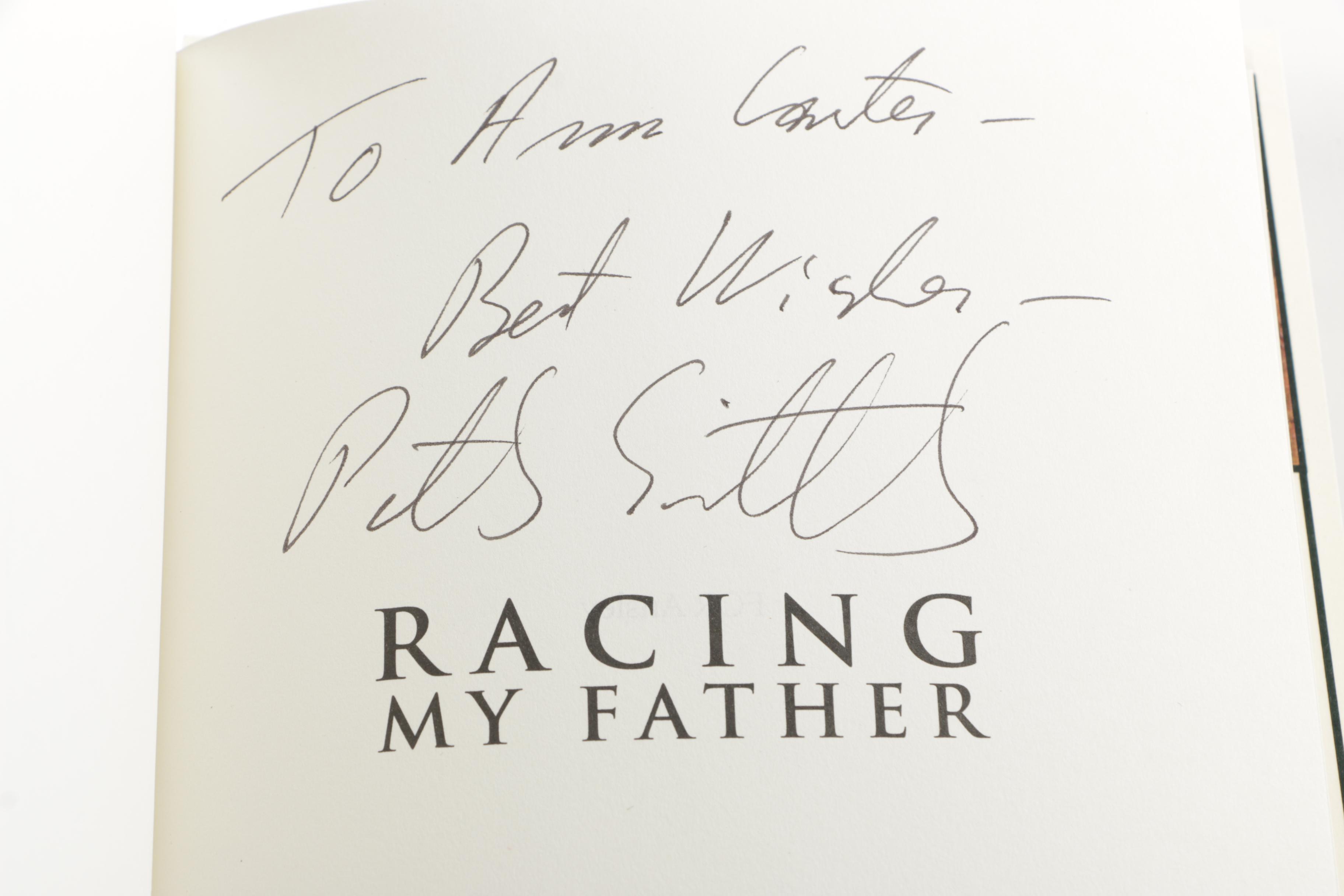 Signed First Edition 2006 "Racing My Father" by Patrick Smithwick