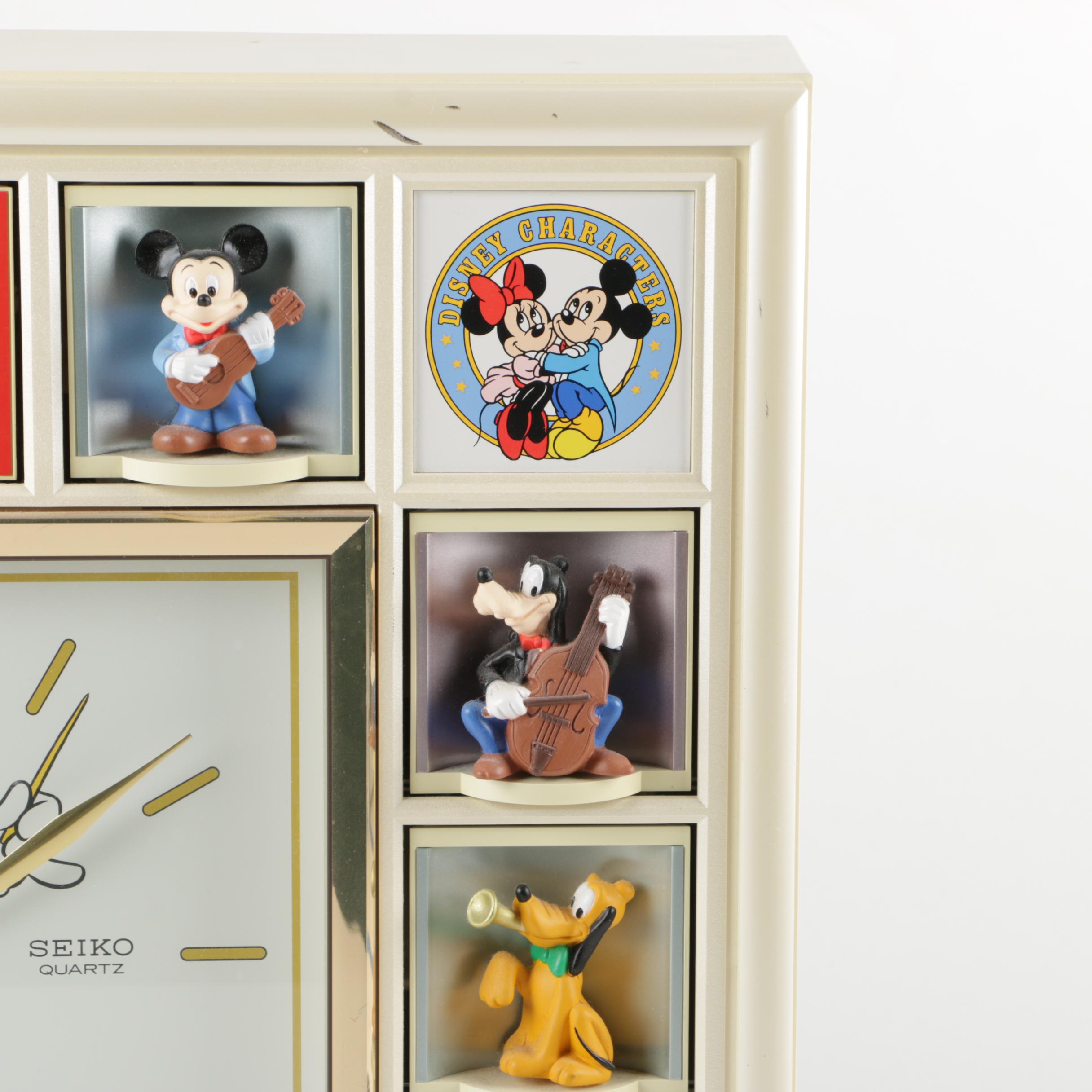 Disney Characters Seiko Musical Wall Clock