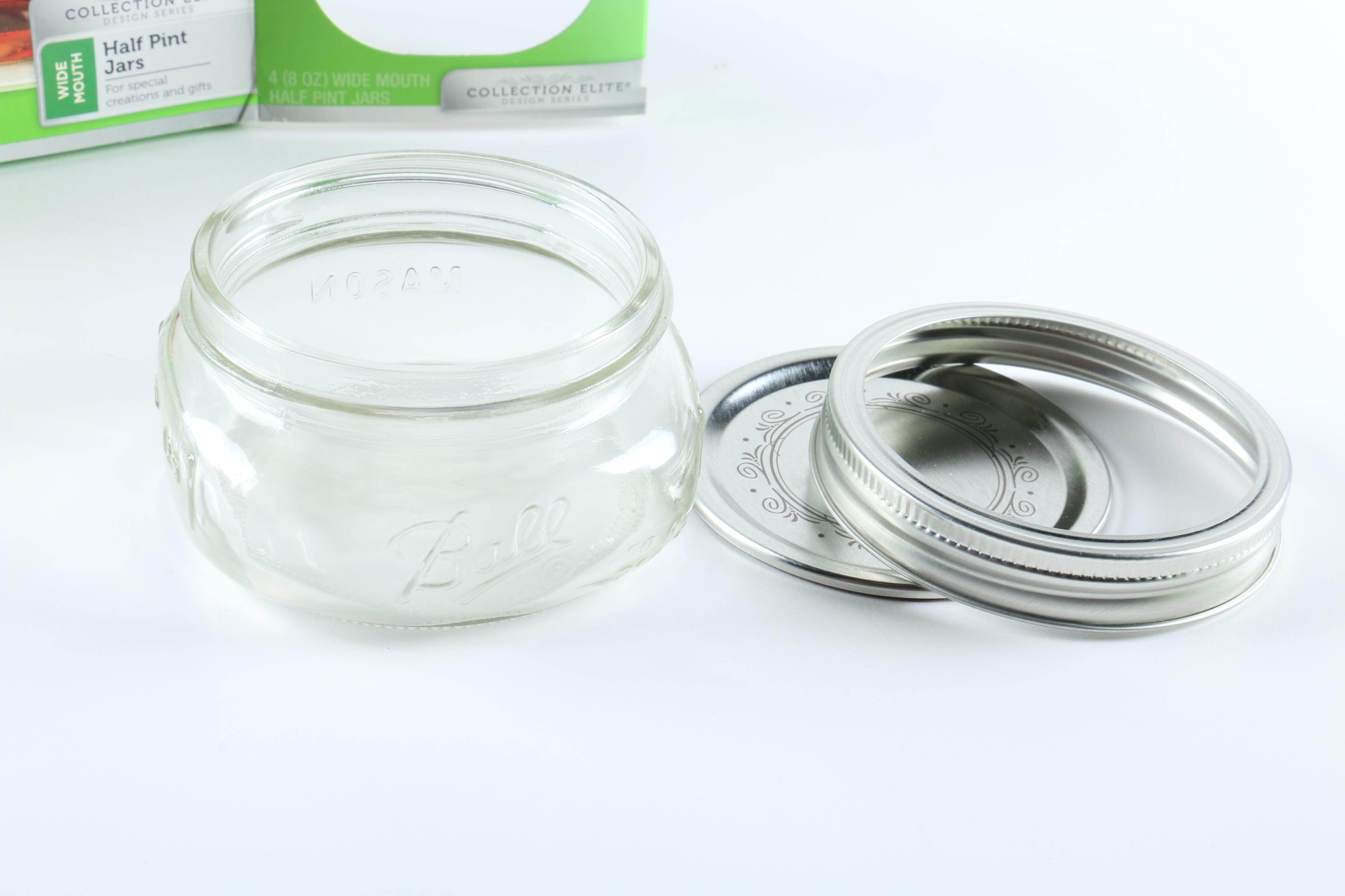 Seven Boxes of Ball Hall Pint Mason Jars