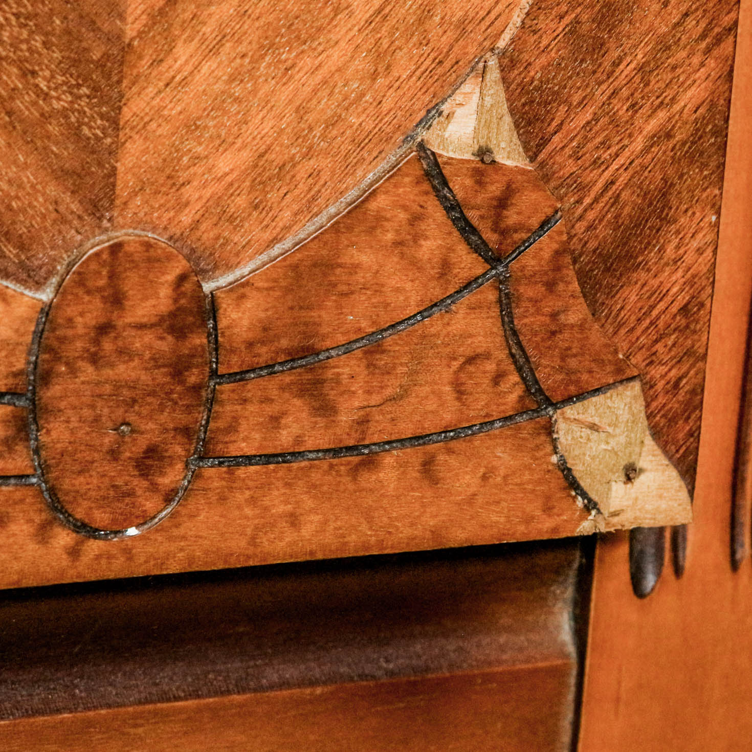 Jacobean Revival Style Vanity with Bench