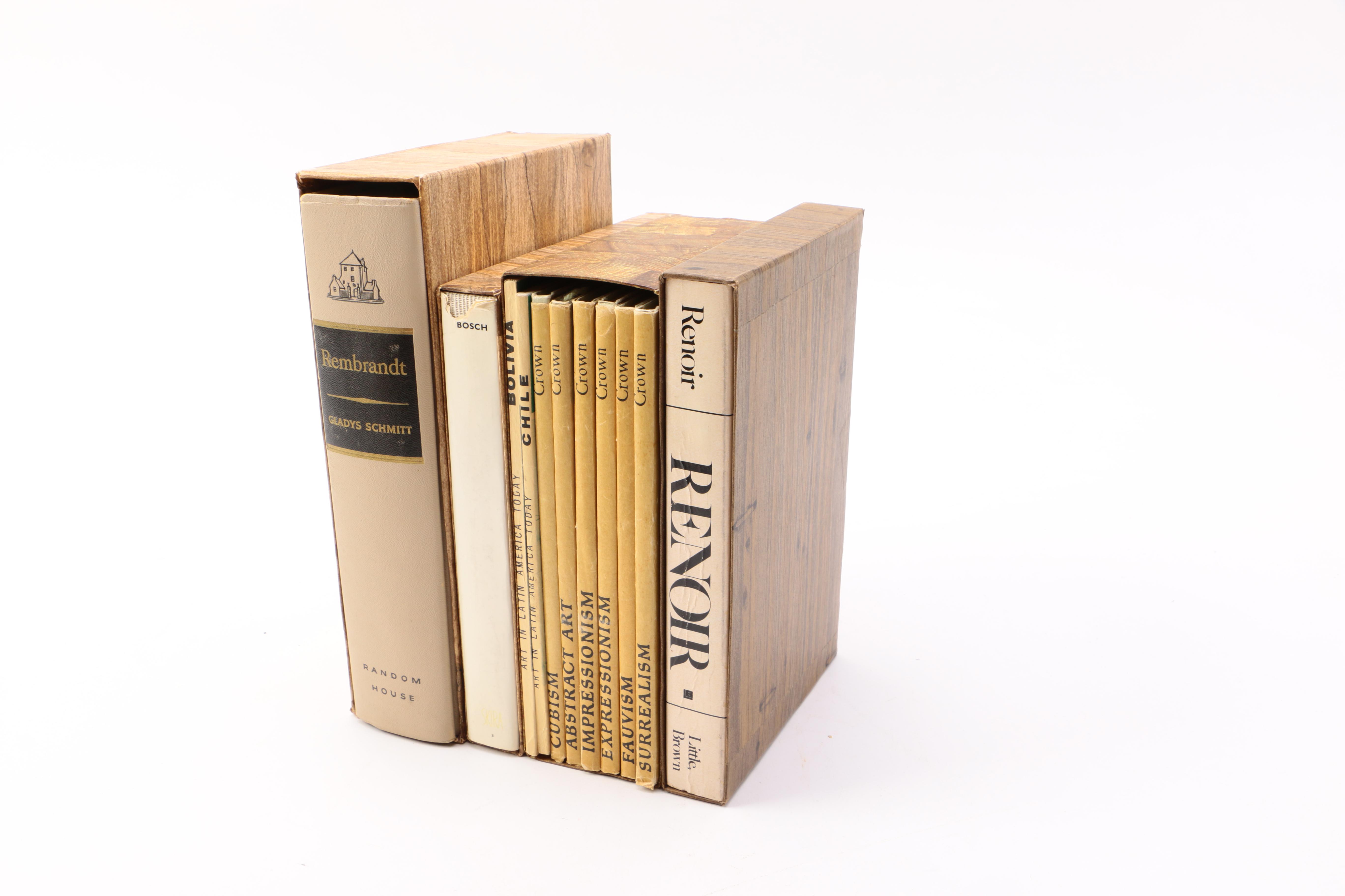 Assortment of Vintage Art Books