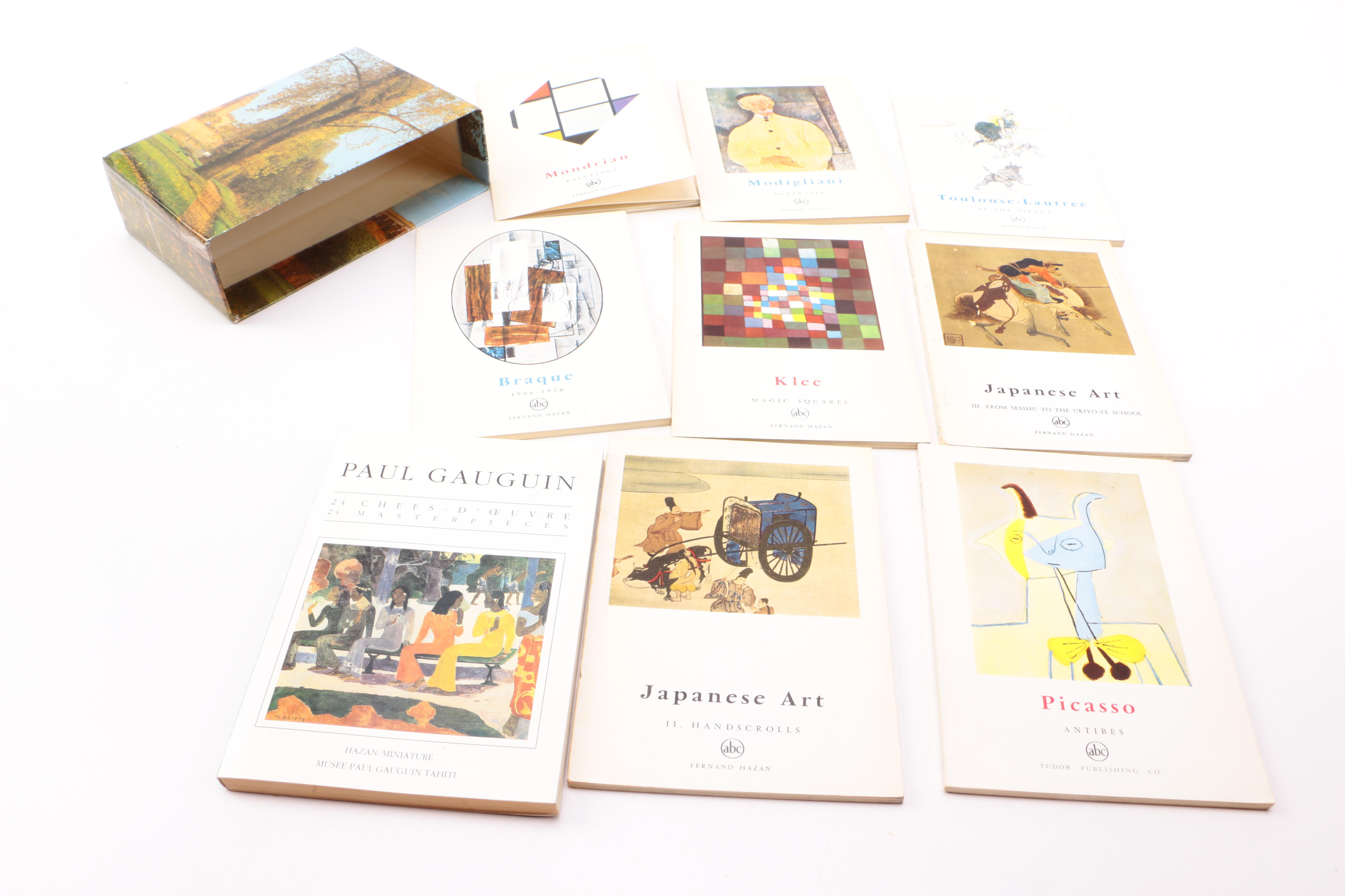 Assortment of Vintage Art Books