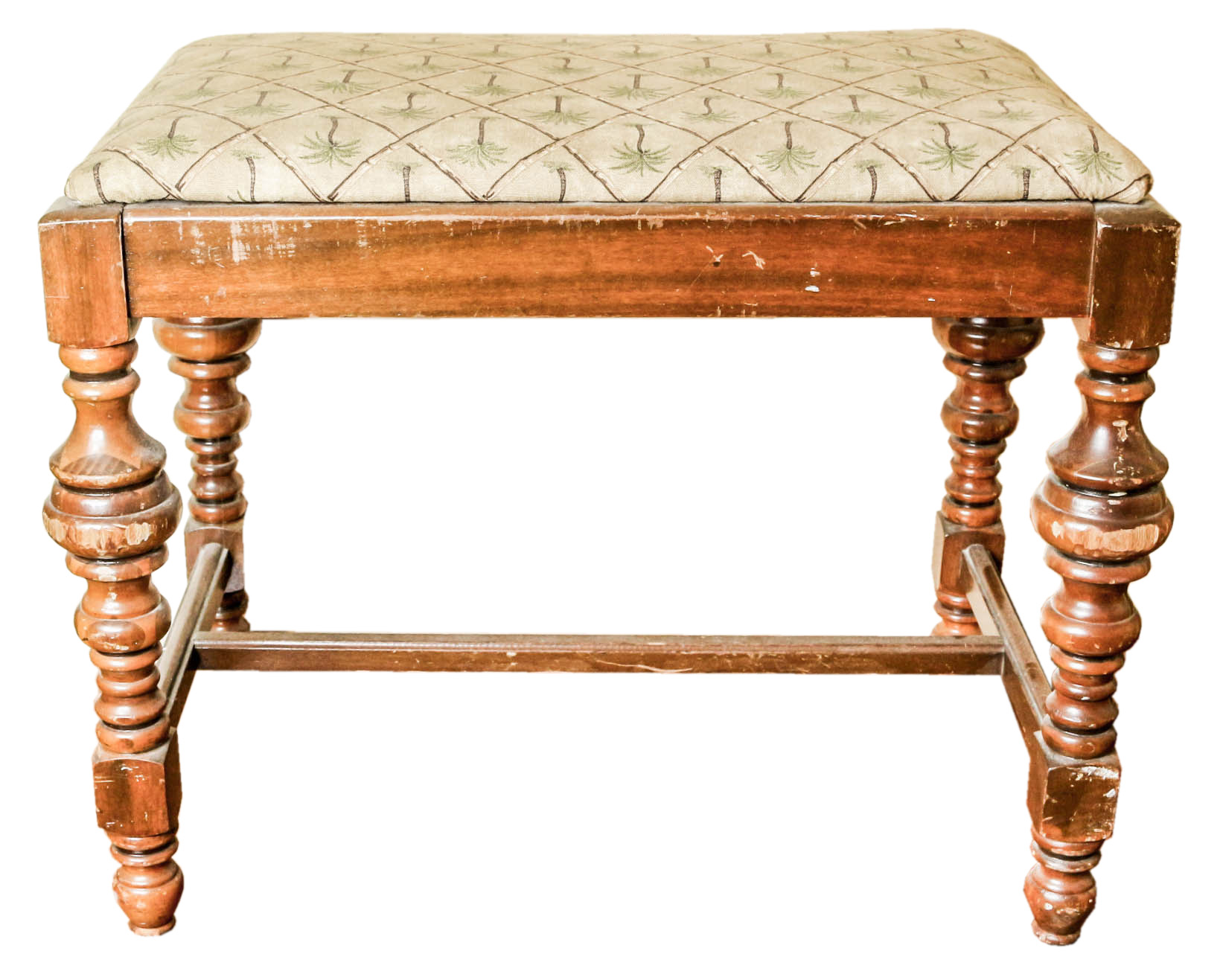 Jacobean Revival Style Vanity with Bench