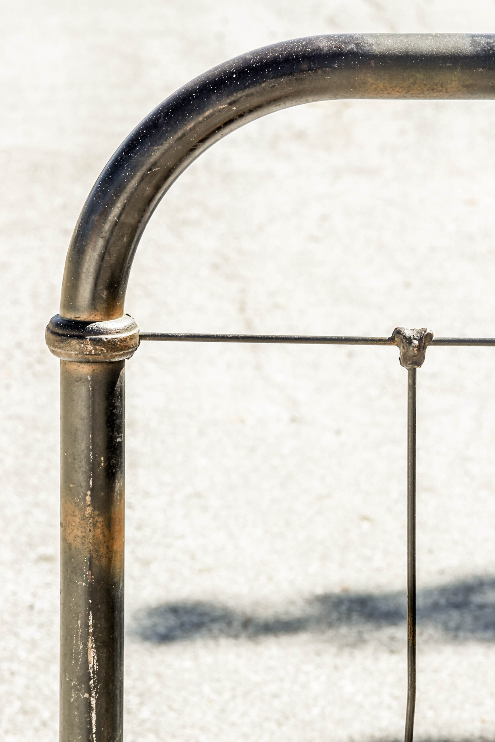 Vintage Wrought Iron Full Size Bed