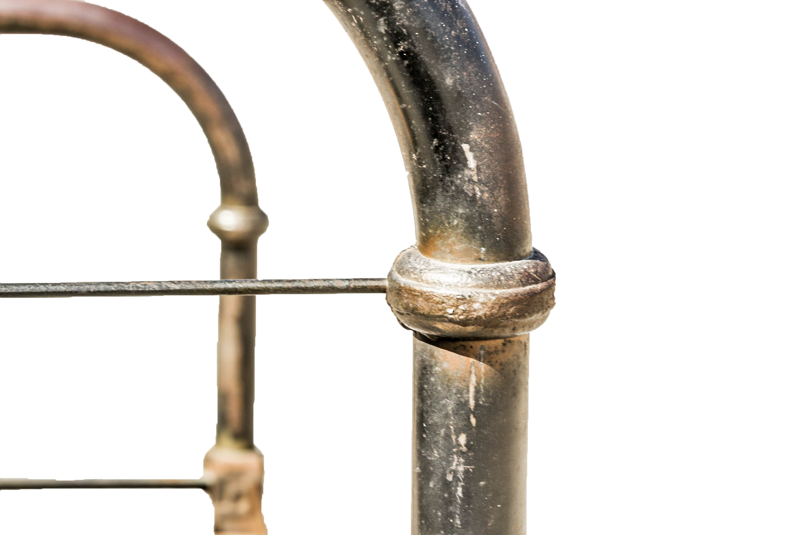 Vintage Wrought Iron Full Size Bed