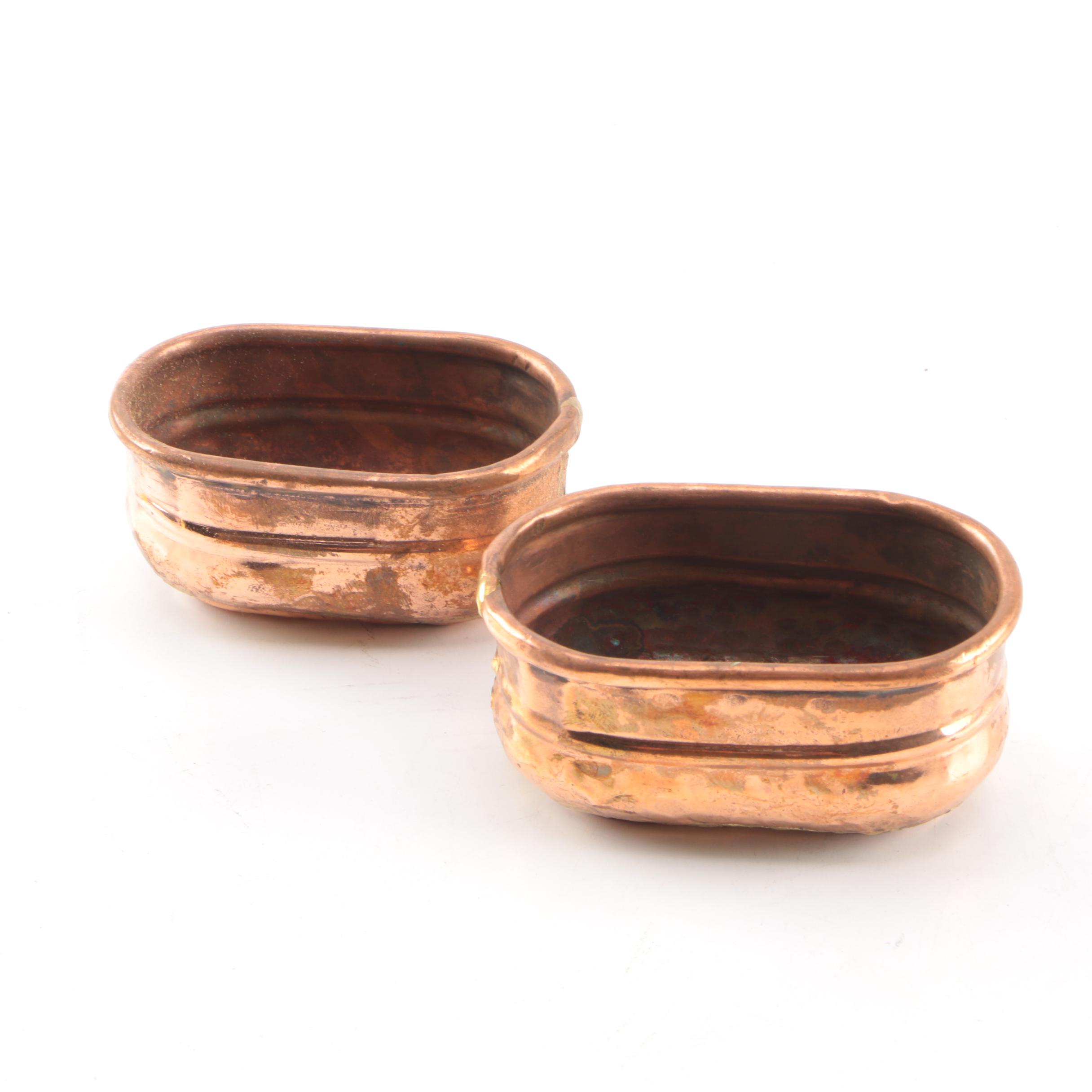 Assortment of Vintage Copper Containers