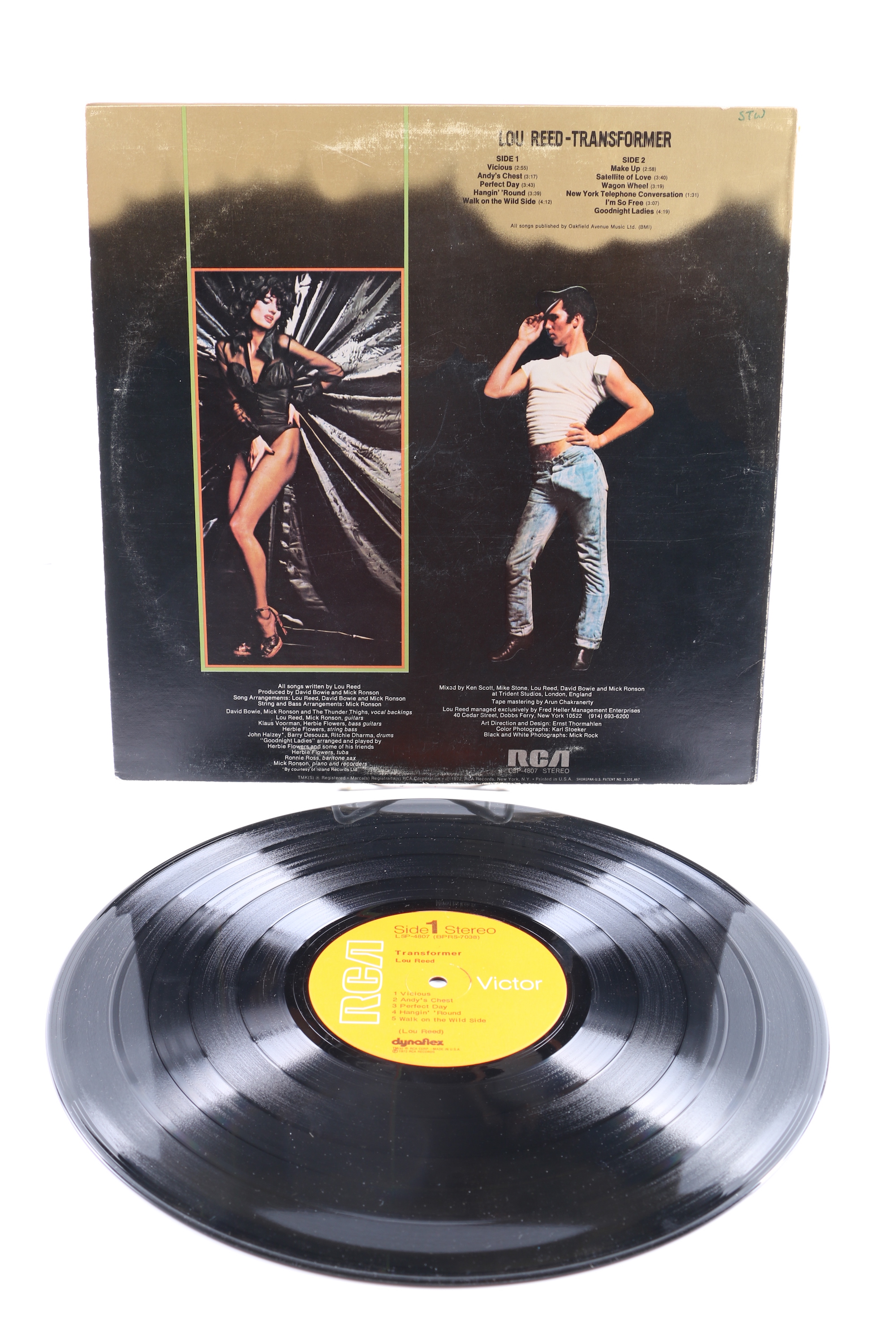 Lou Reed "Transformer" Original US Pressing LP
