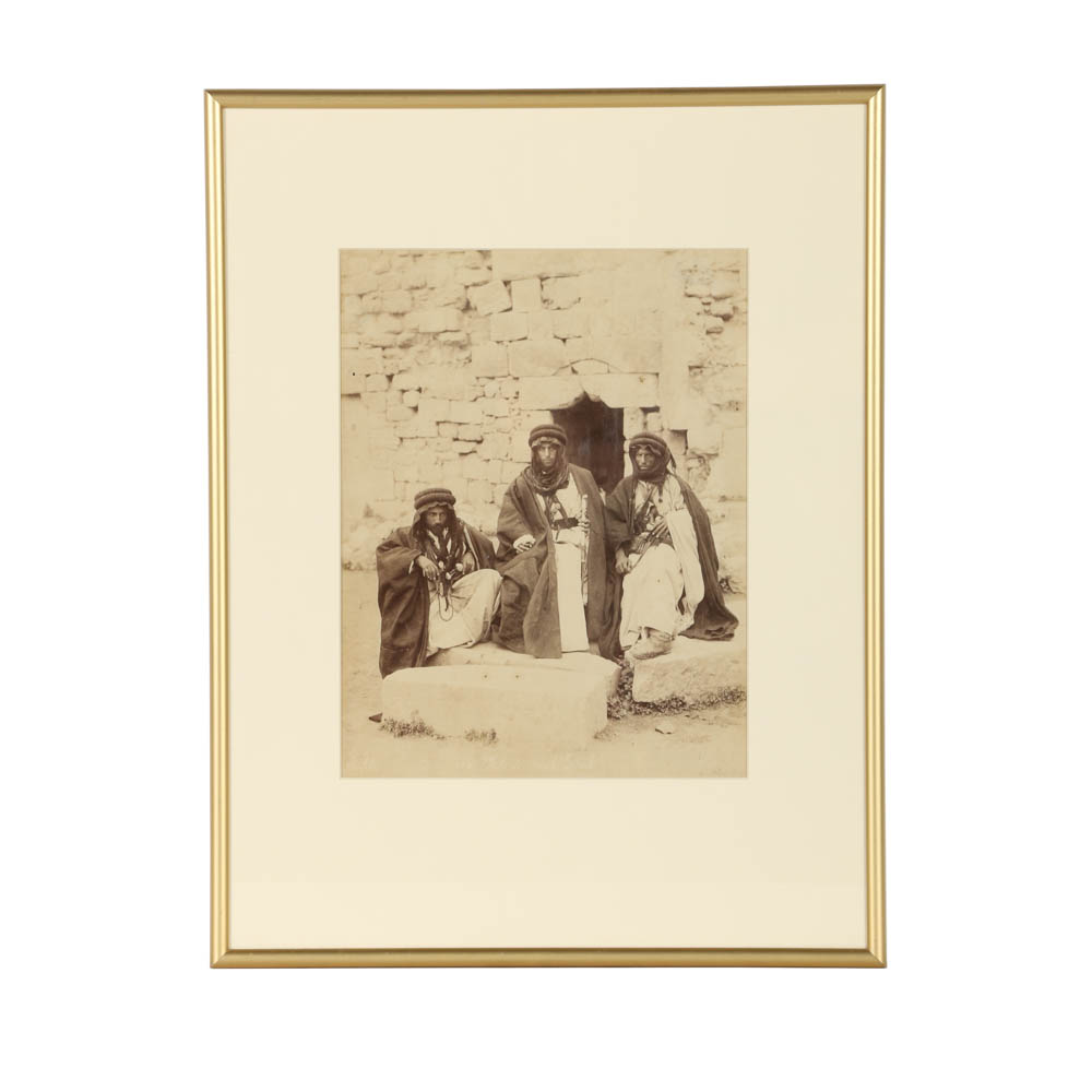 Félix Bonfils Albumen Photograph "Fils de Cheikh Diab"
