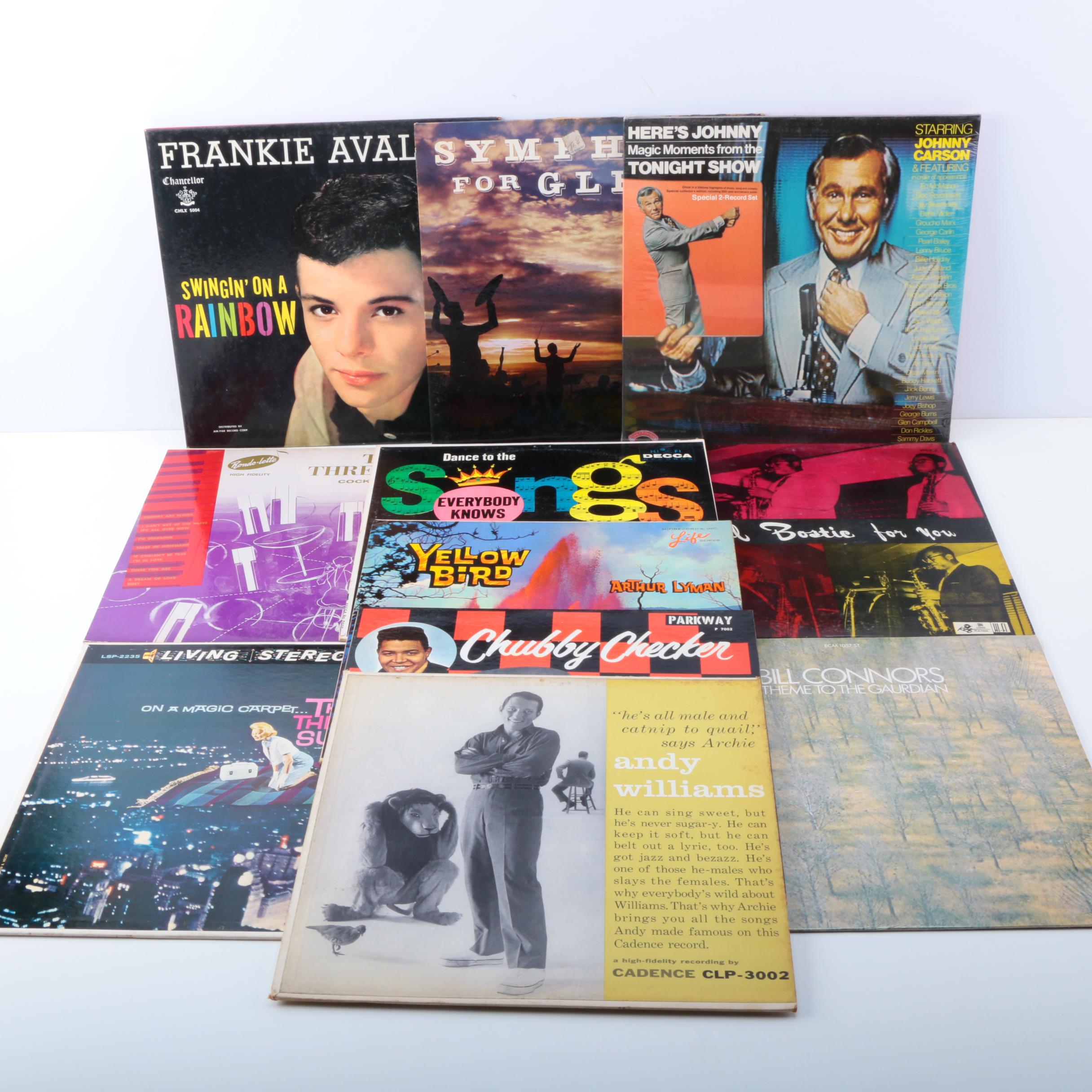 Earl Bostic, Chubby Checker, Frankie Avalon, Other Vintage LPs