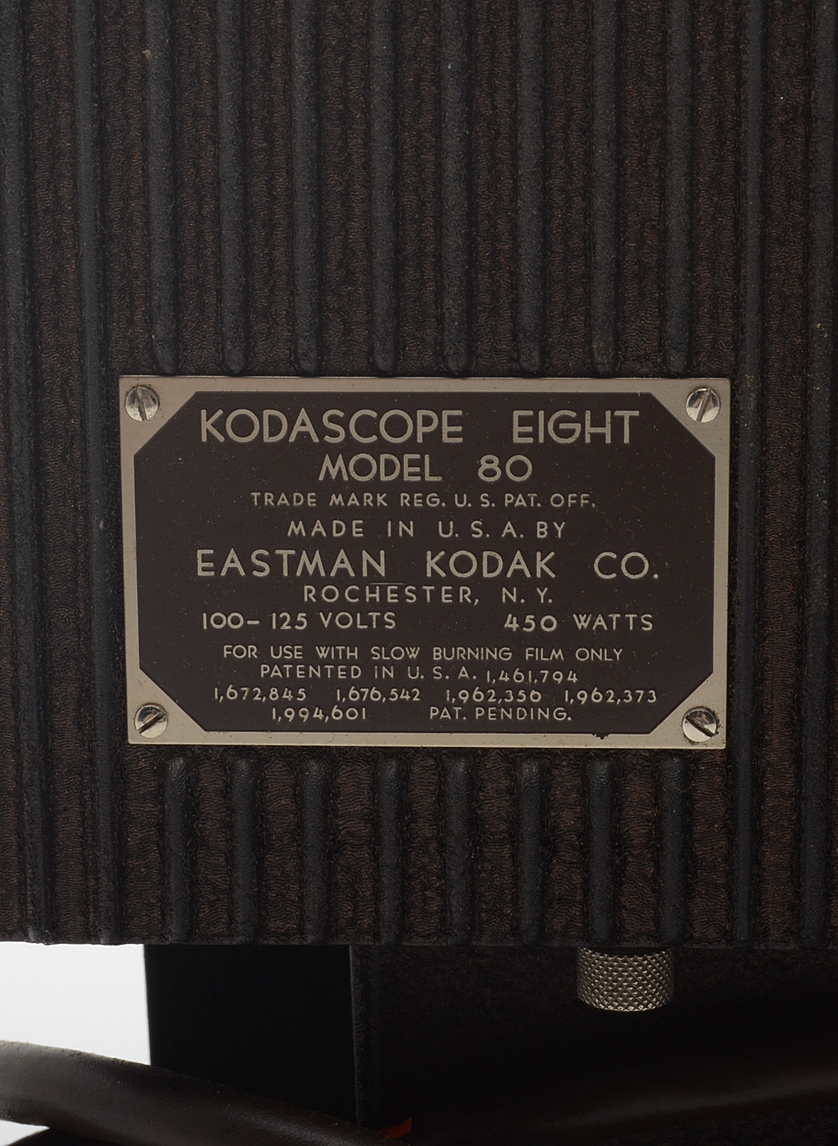 Vintage Kodascope Eight Film Projector with Case